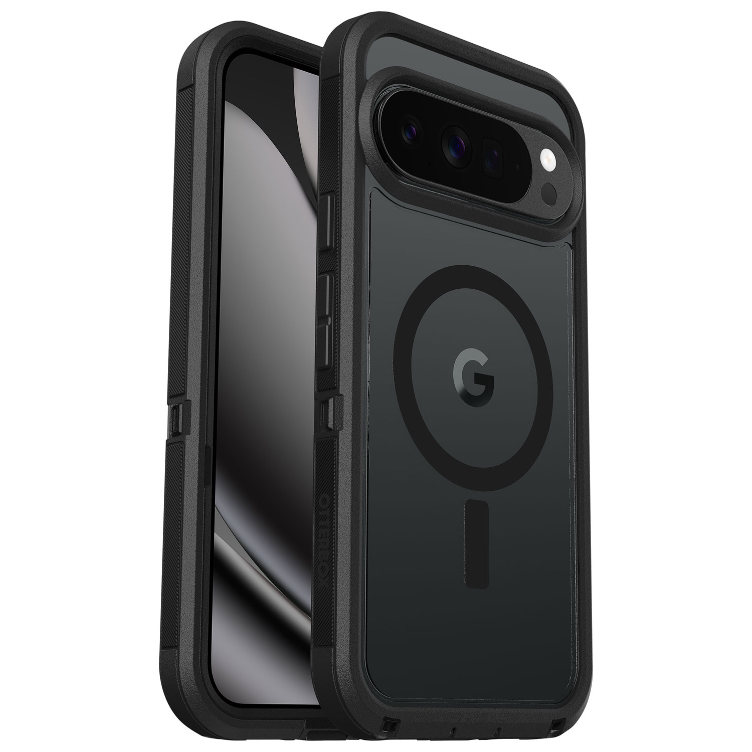 Étui rigide ajusté avec aimant Defender Pro XT d'OtterBox pour Pixel 10 Pro XL - Transparent/Noir