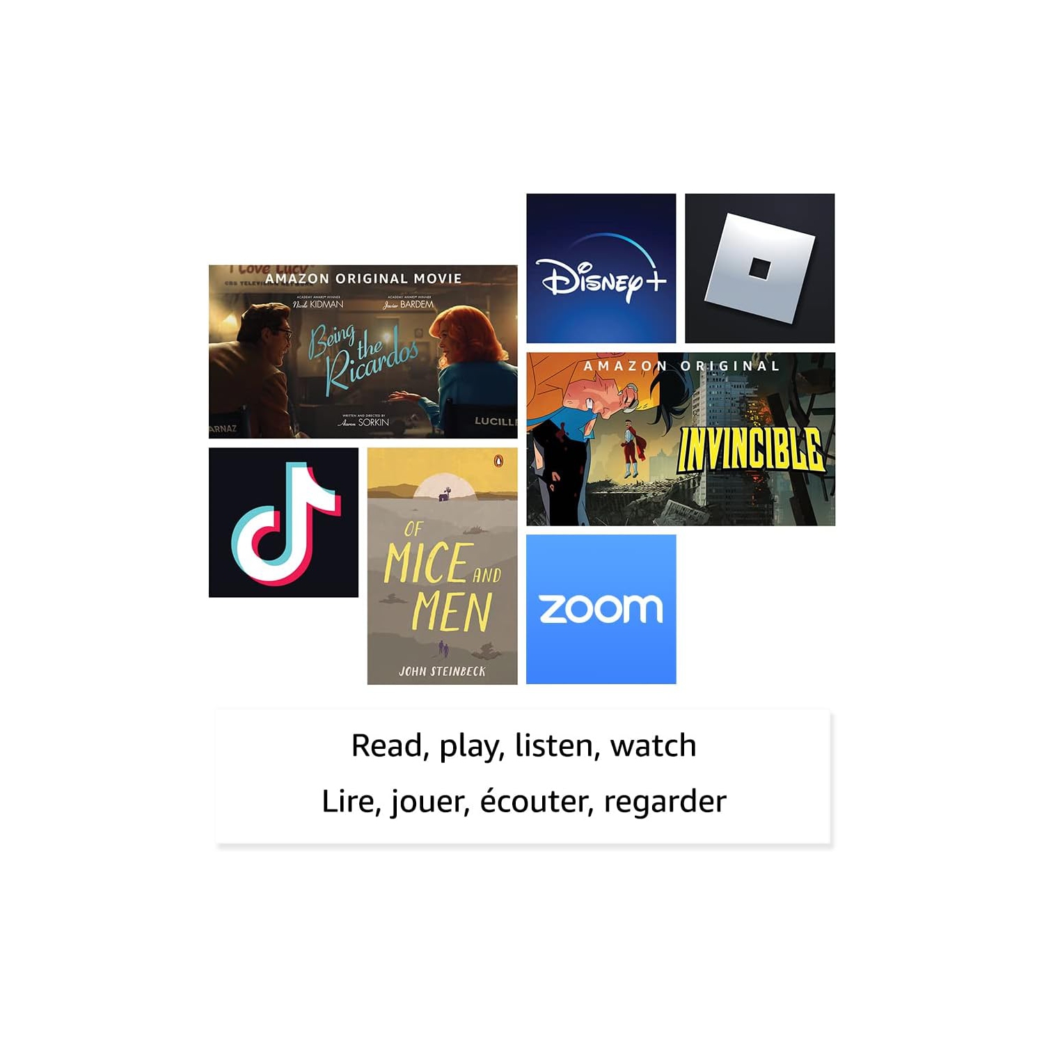 Tablette Fire 7 12ᵉ d'Amazon avec écran de 7&nbsp;po, lecture et montre - Boîte ouverte