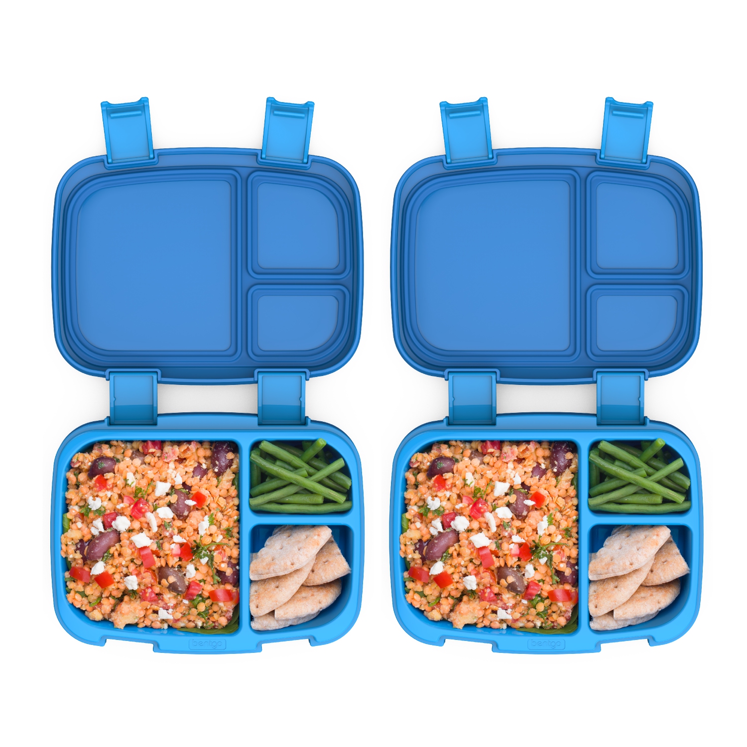 Bentgo Fresh Leakproof Lunch Box - 2 Pack Blue