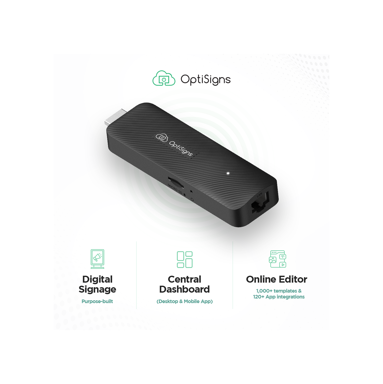 OptiSigns Android Stick Digital Signage Player