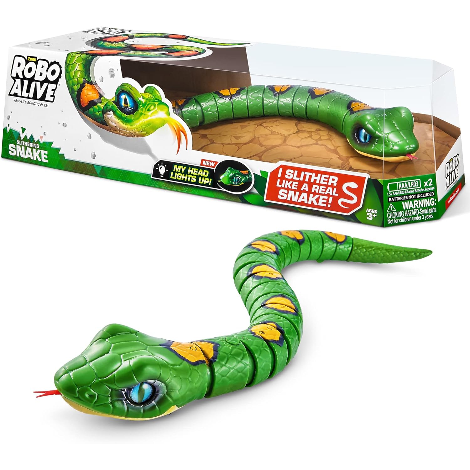 Robo Alive Slithering Snake Robotic Toy