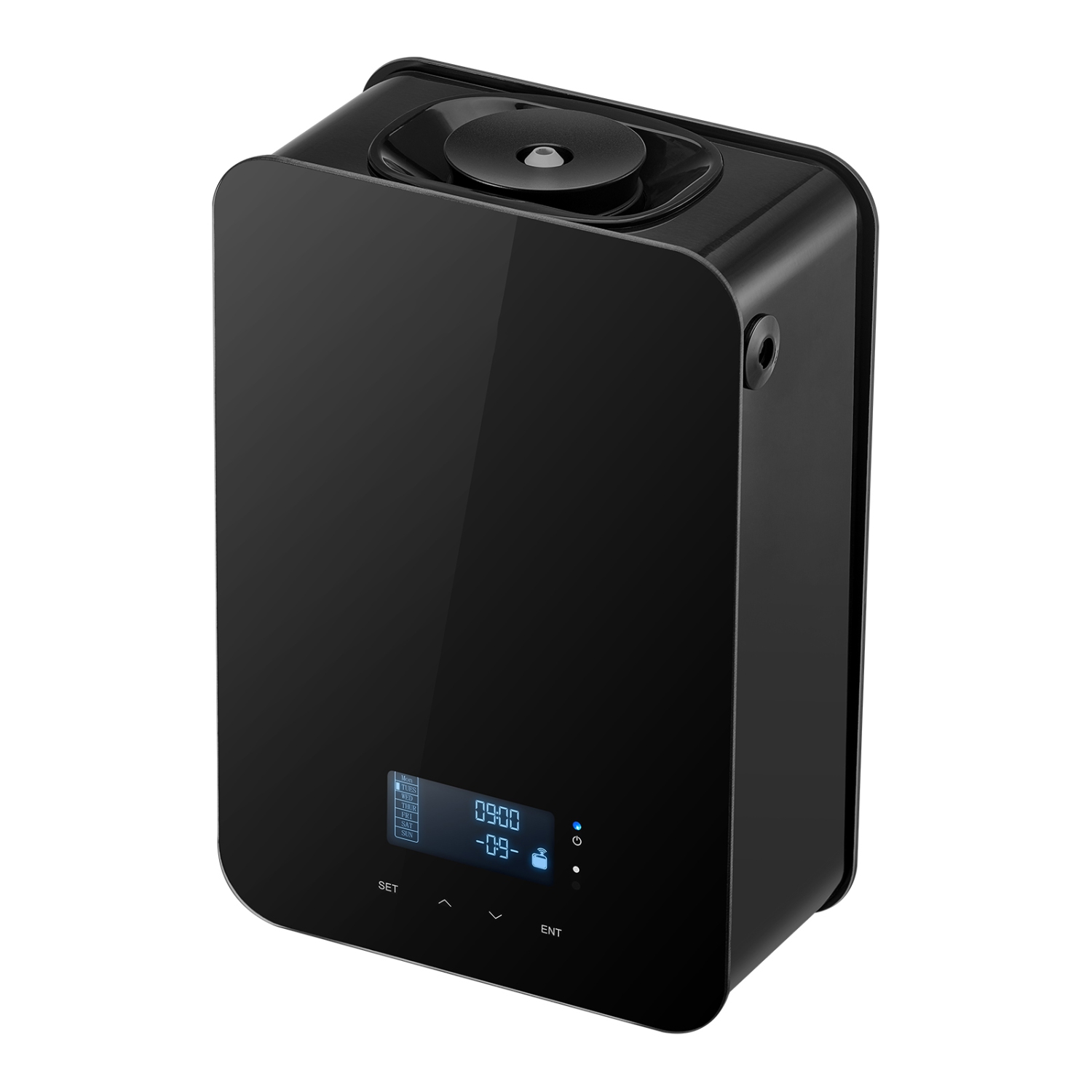 VEVOR 180ml Scent Air Machine, Bluetooth Smart Essential Oil Diffuser, 2000sq. ft Waterless HVAC Scent Diffuser with Cold Air Technology,