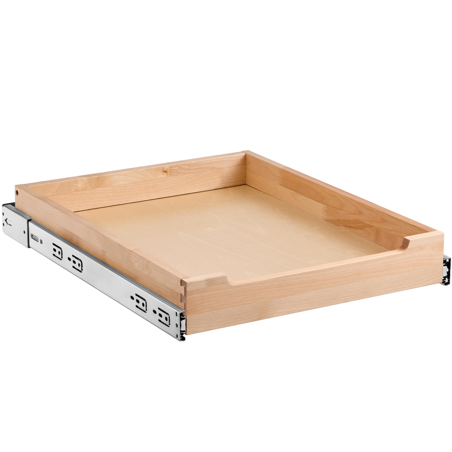 VEVOR 17"W x 21"D Pull Out Cabinet Organizer, Heavy-Duty Sliding Wood Drawer, Bottom and Side Assembly Base Cabinet Organization for Kitchen Pantry