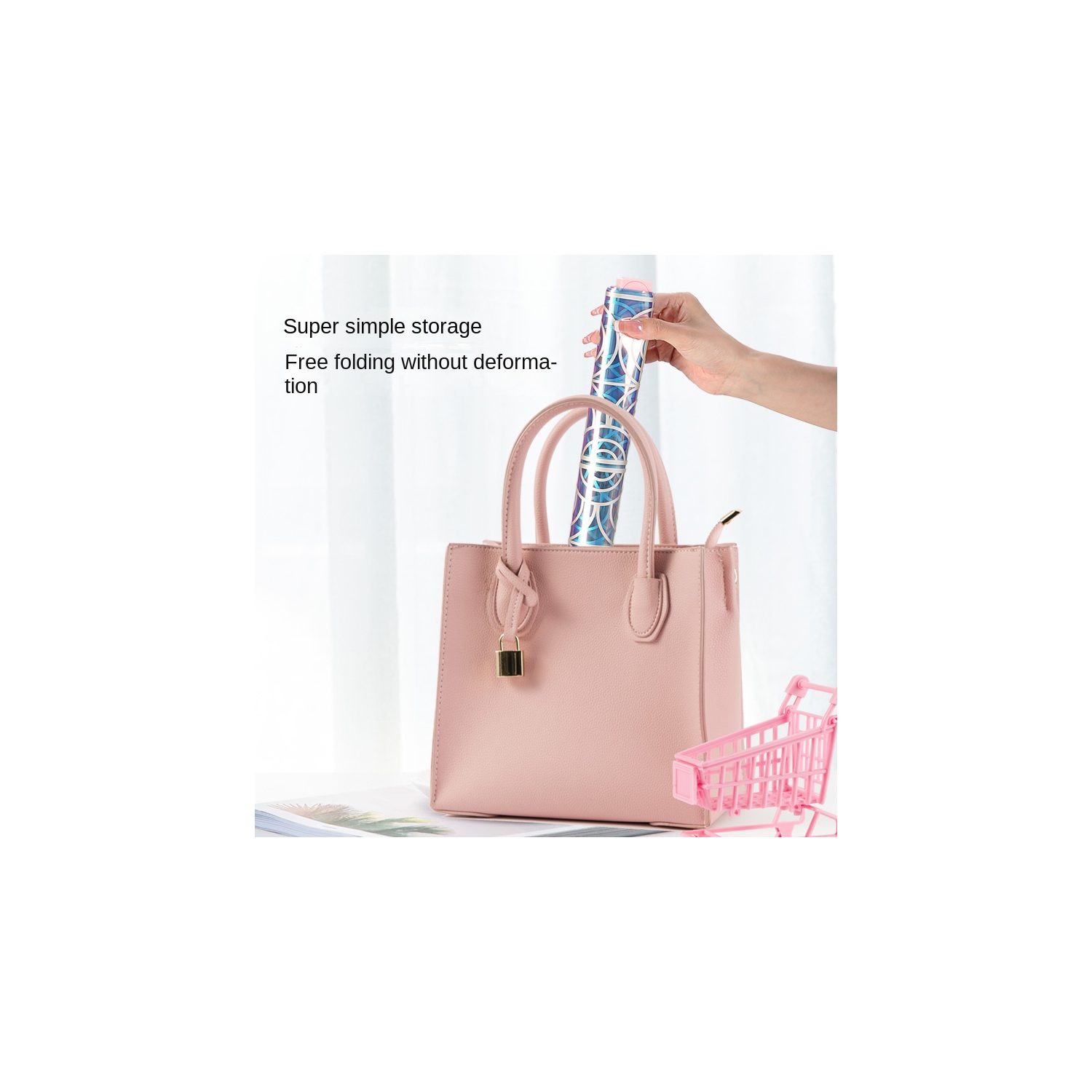 Foldable Foot Massager Cushion with EMS Technology Electric Massager Footpad for Hand Body Leg