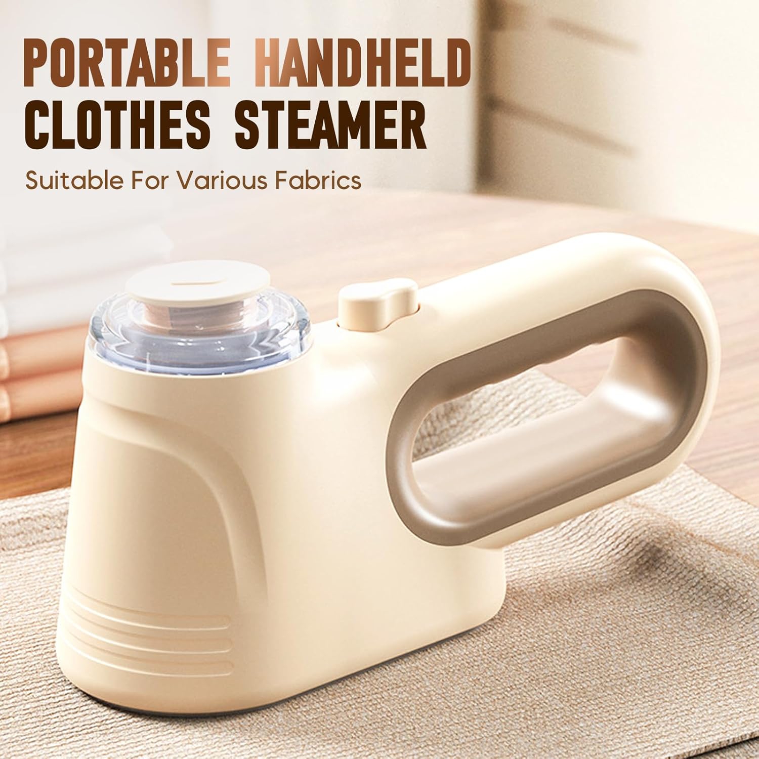 Vacuum Steamer for Clothes,Vacuum Steamer for Clothing,Portable Handheld Clothes Steamers with 50ml Tank,Fast Heating Instant Wrinkle Removing for