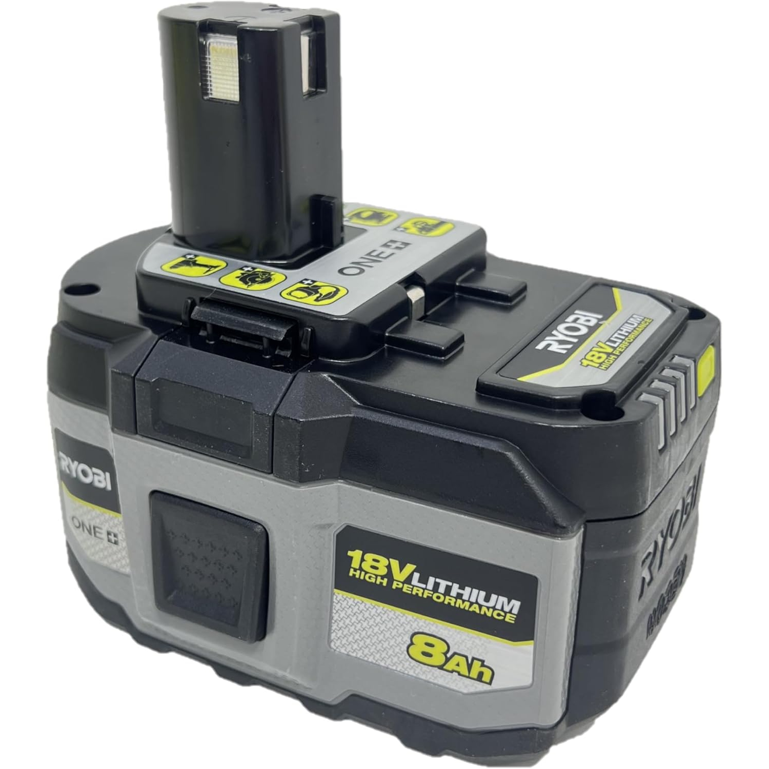 Ryobi ONE+ 18V 8.0 Ah Lithium-Ion HIGH Performance Battery PBP1008, Black