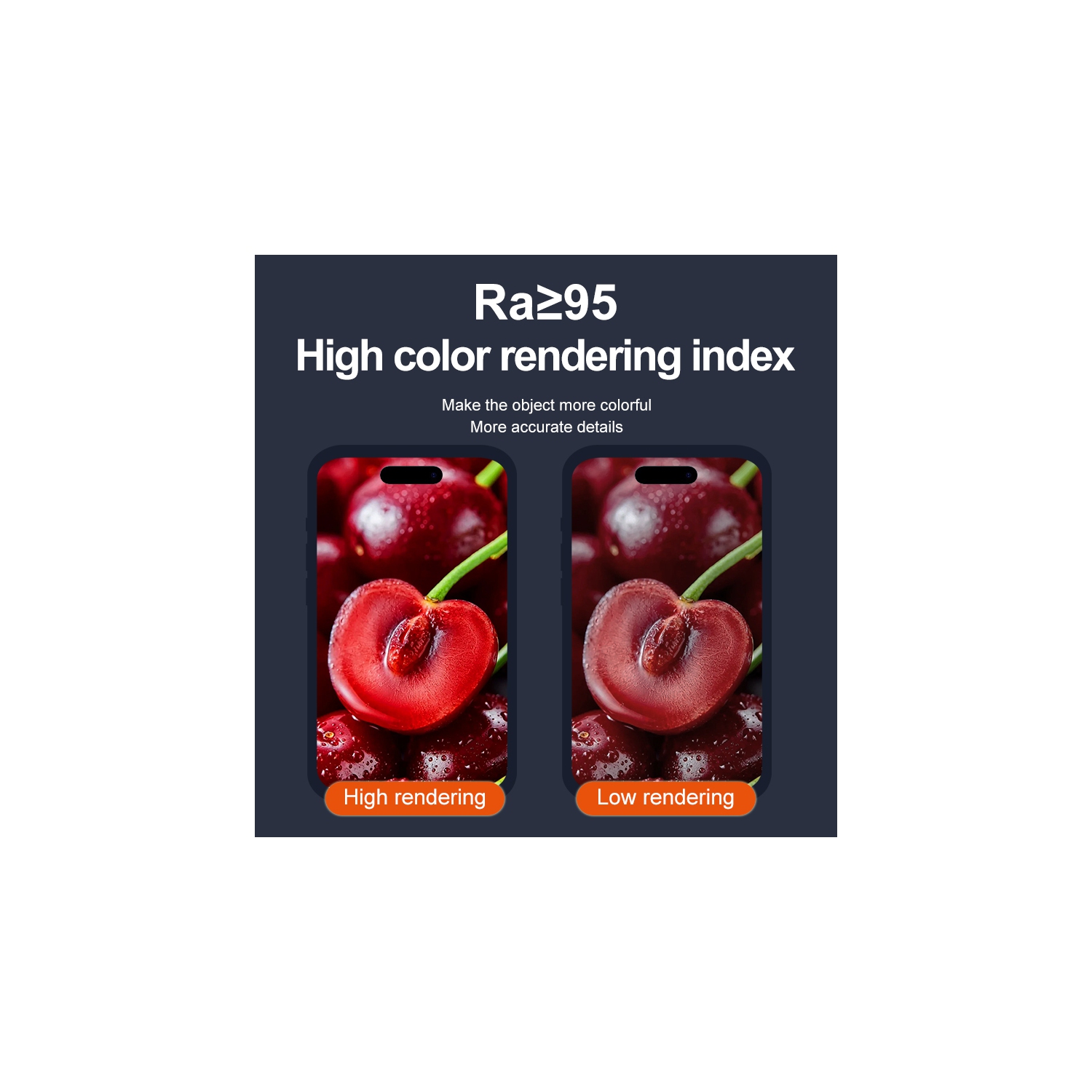 Portable magnetic fill light, desktop makeup mirror, handheld outdoor shooting mobile phone lighting, live beauty pocket light - rose gold metal