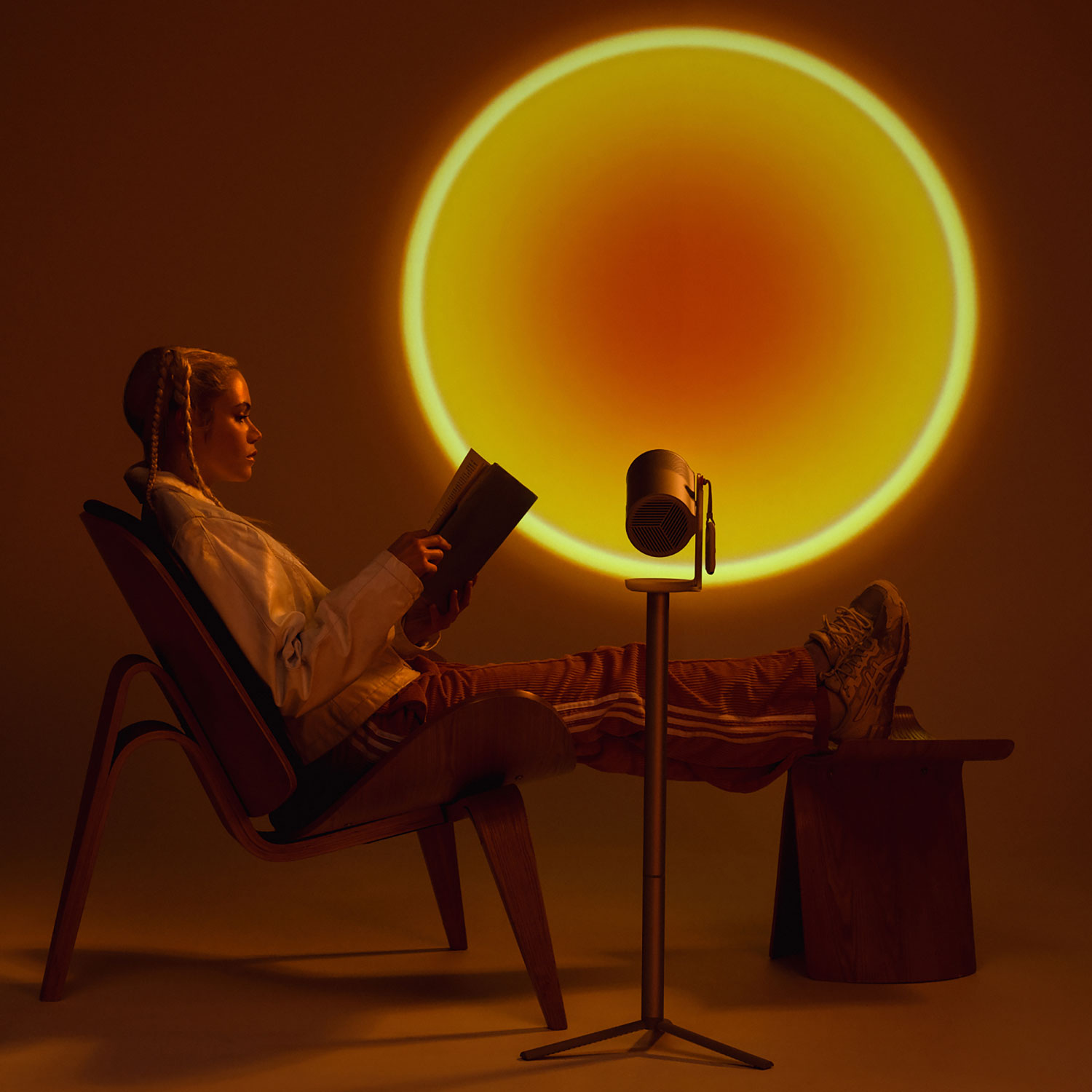 Projecteur de cinéma maison DEL HD 1080p MoGo 4 de XGIMI