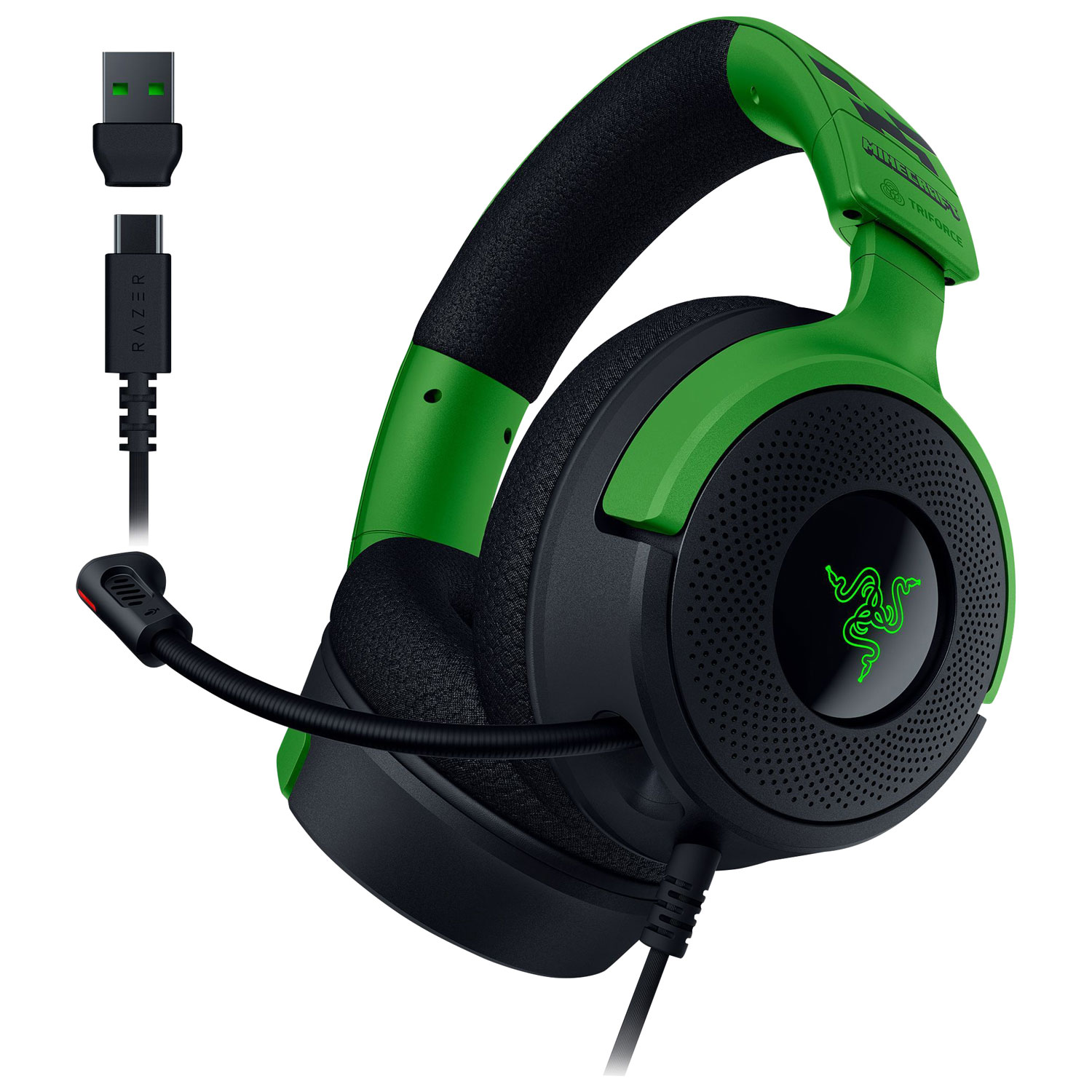 Razer Kraken V4 X Gaming Headset - Minecraft