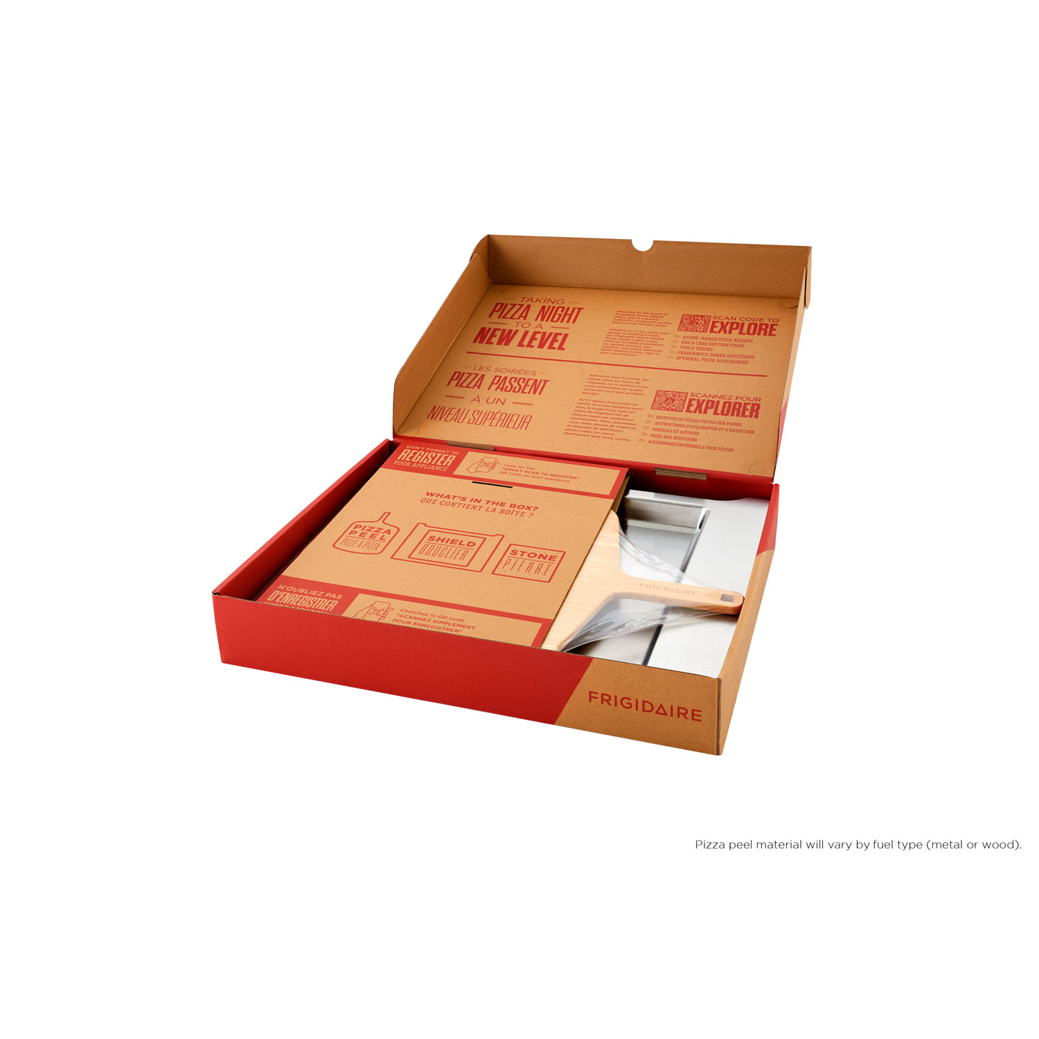 Frigidaire Gallery 30" 6.2 Cu. Ft. 5-Element Electric Air Fry Range with Stone-Baked Pizza - Stainless