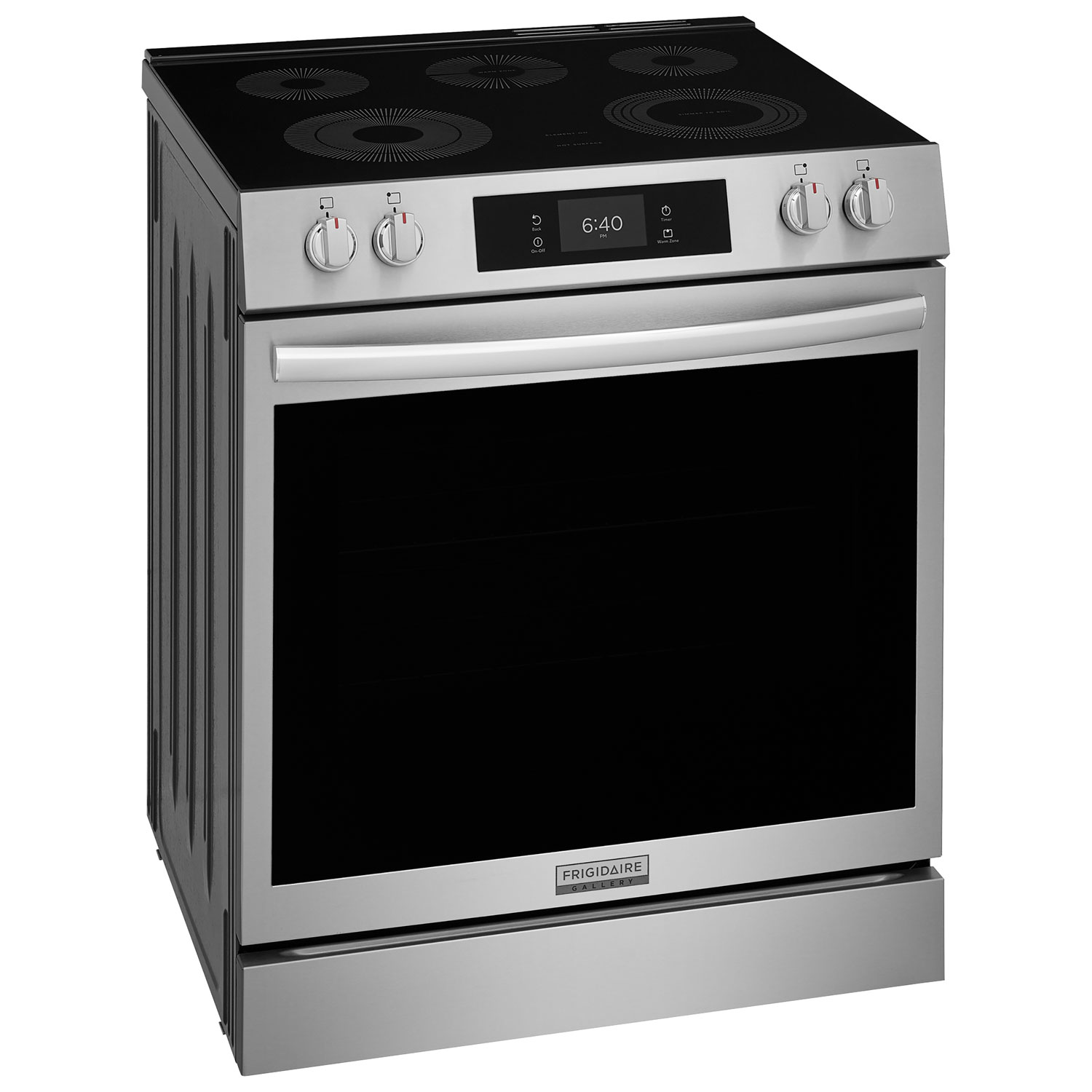 Frigidaire Gallery 30" 6.2 Cu. Ft. 5-Element Electric Air Fry Range with Stone-Baked Pizza - Stainless