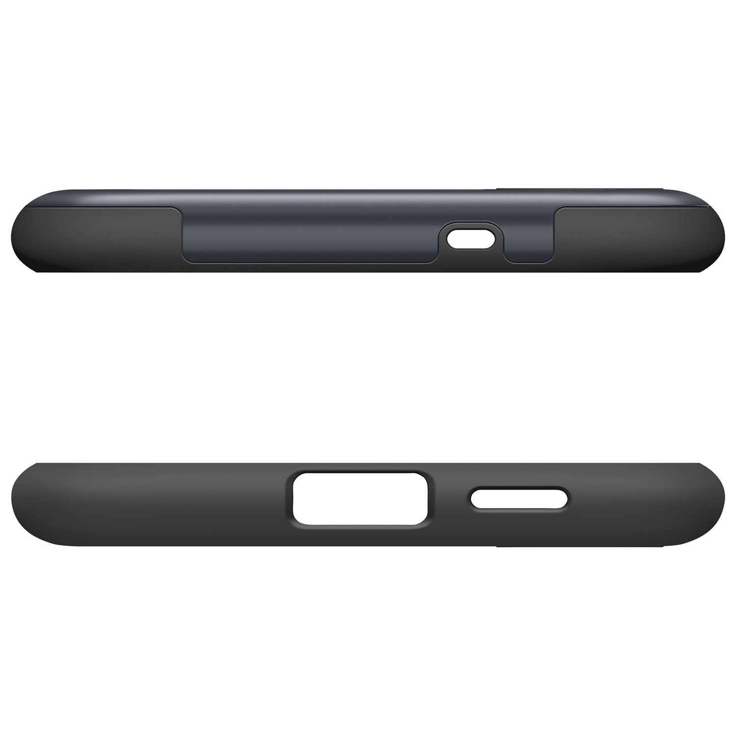 Étui rigide ajusté Slim Armor MagFit de Spigen pour Galaxy S25 FE - Ardoise métallique