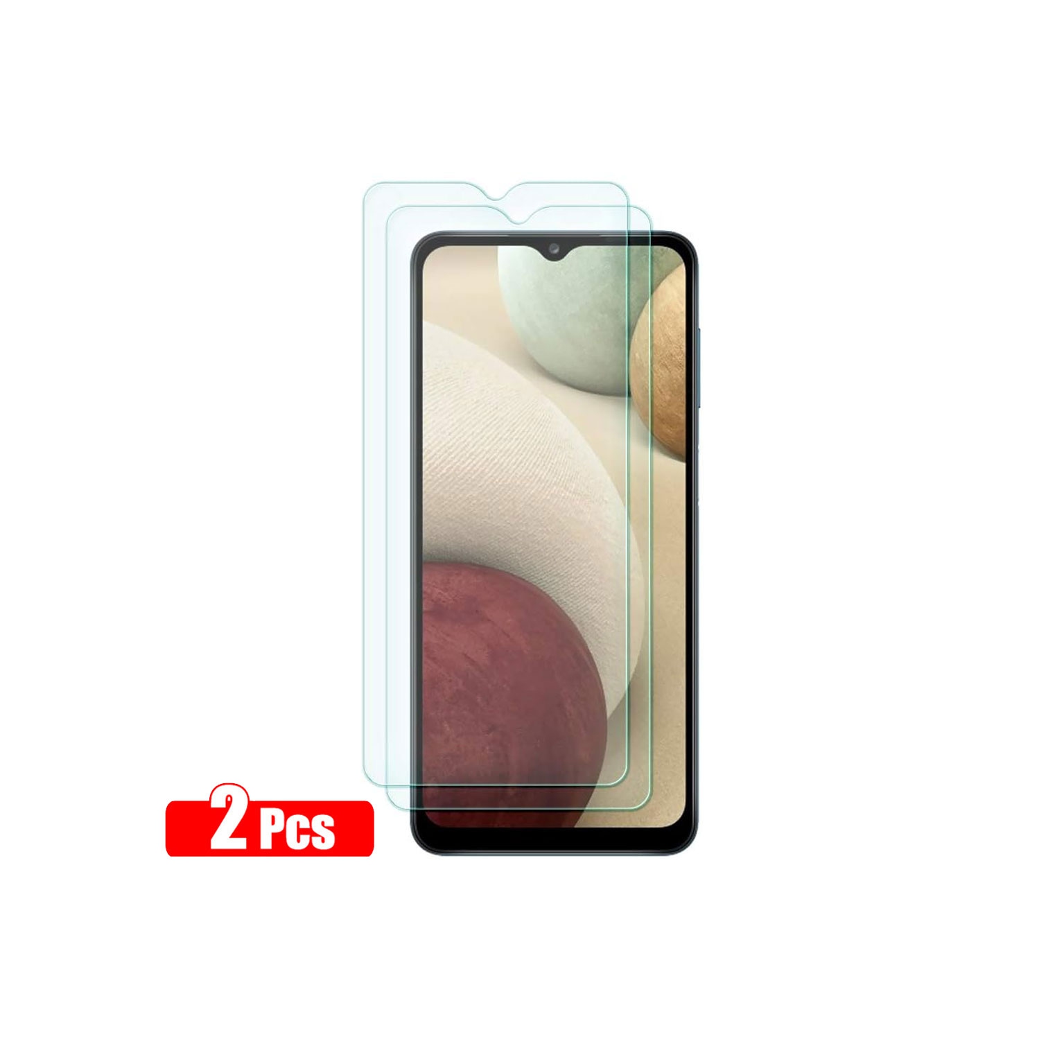 Tempered Glass for Samsung Galaxy A12 Screen HD Film 9H Anti-Scratch-Case Friendly, Bubble Free, Haptic Touch Accurate Screen Protector [2-Pack]