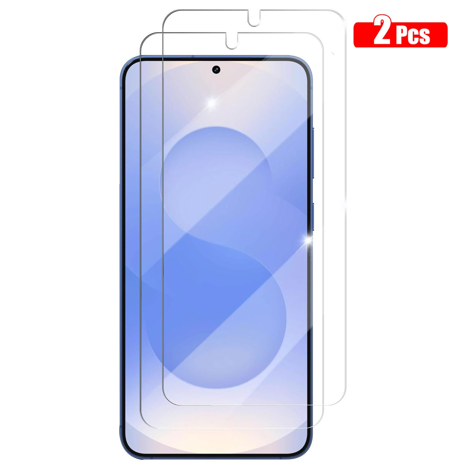 Tempered Glass for Samsung Galaxy S25 Plus Screen HD Film 9H Anti-Scratch-Case Friendly, Bubble Free, Haptic Touch Accurate Screen Protector [2-Pack]