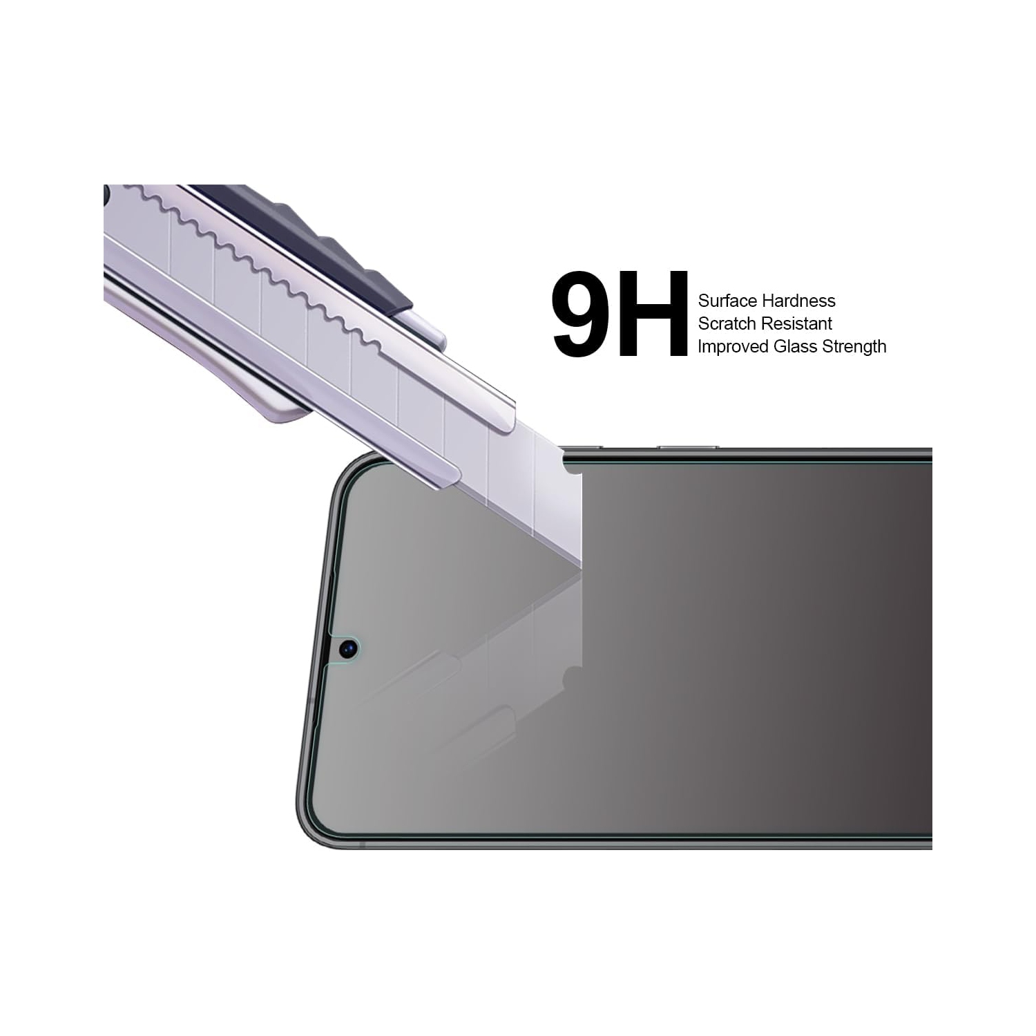 Tempered Glass for Samsung Galaxy S25 Plus Screen HD Film 9H Anti-Scratch-Case Friendly, Bubble Free, Haptic Touch Accurate Screen Protector [2-Pack]