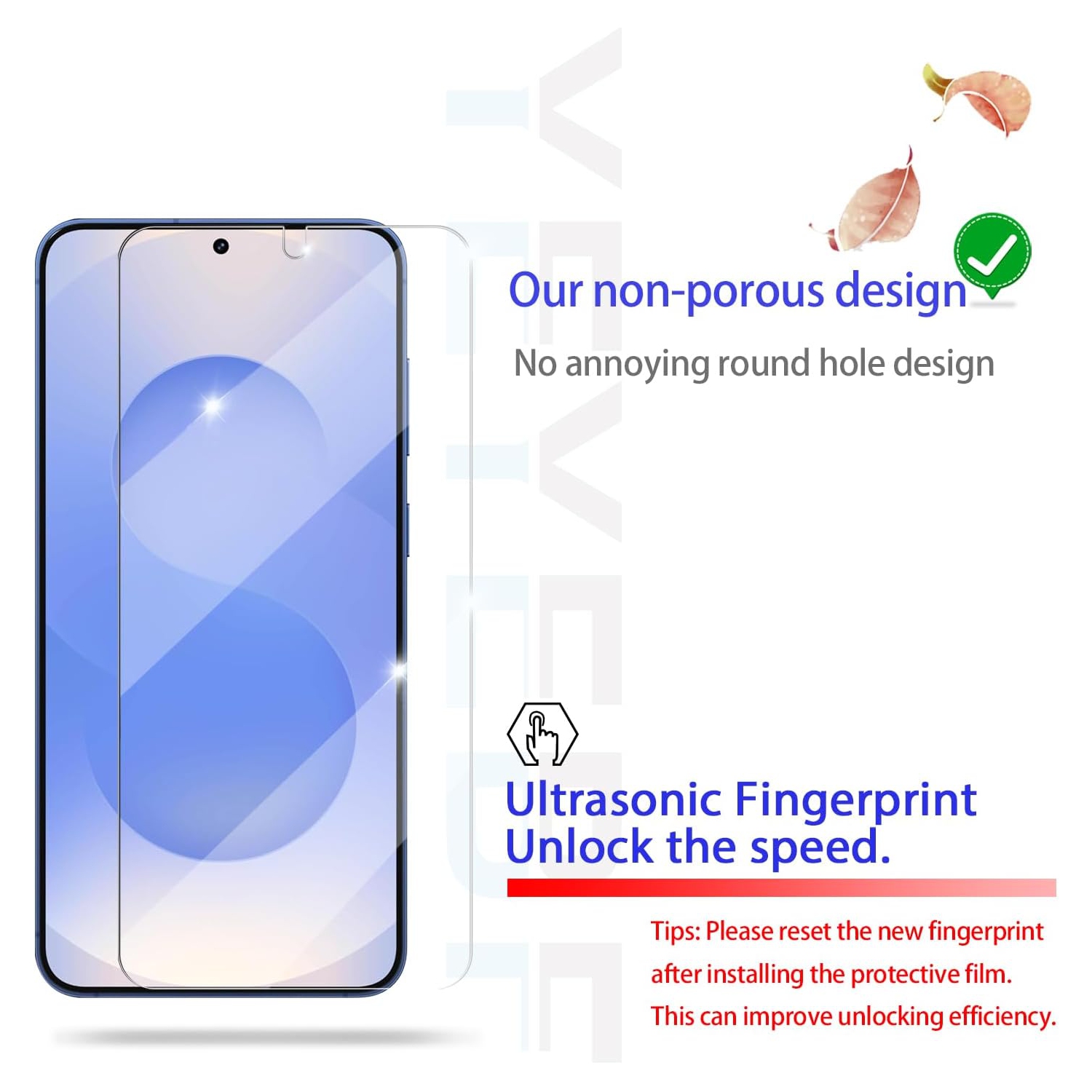 Tempered Glass for Samsung Galaxy S25 Plus Screen HD Film 9H Anti-Scratch-Case Friendly, Bubble Free, Haptic Touch Accurate Screen Protector [2-Pack]