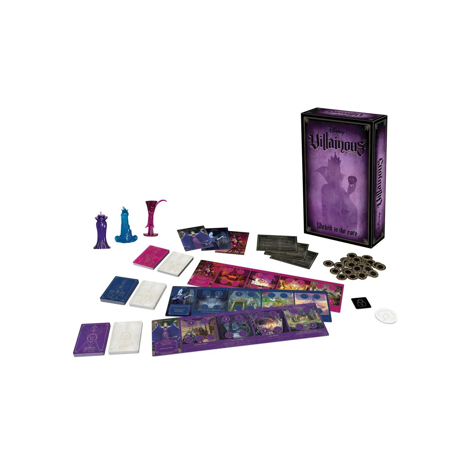 Disney Villainous Game Bundle with Exclusive Lorcana Card