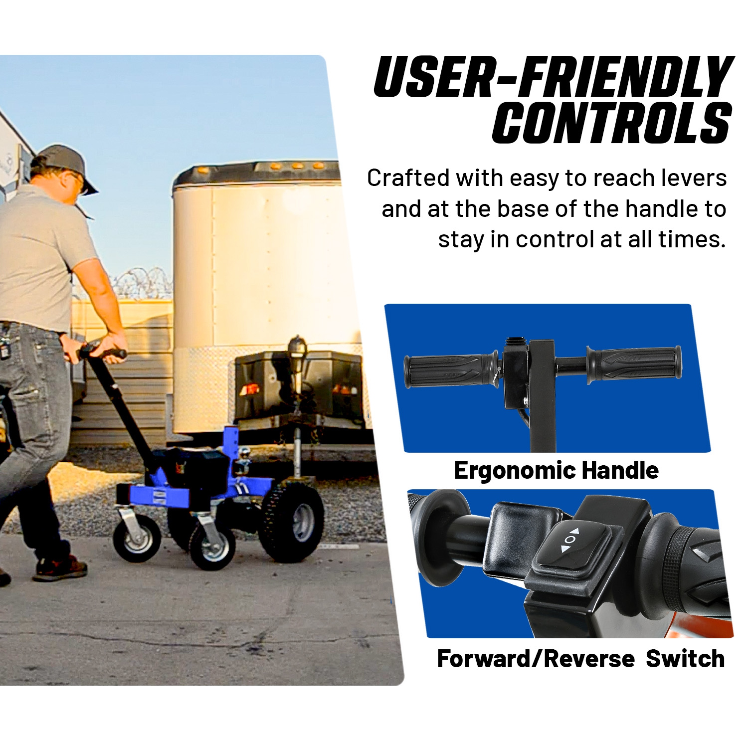 7500&nbsp;lb de service intense pour chariot de remorque électrique Goodyear