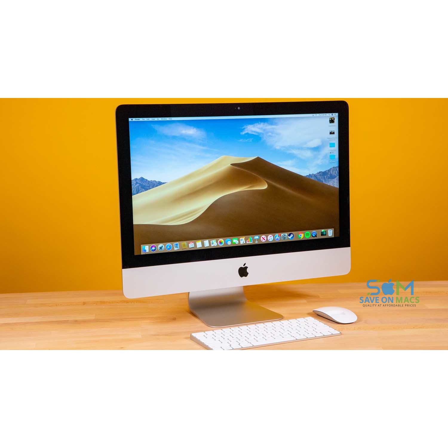 (Refurbished Excellent)-Apple iMac 21.5"4K Display MRT42LL/A–Core i5 3.0 GHz 6-Core 8GB RAM 1TB FD-Radeon Pro 560X 4GB–Silver-MacOS-Includes Wireless