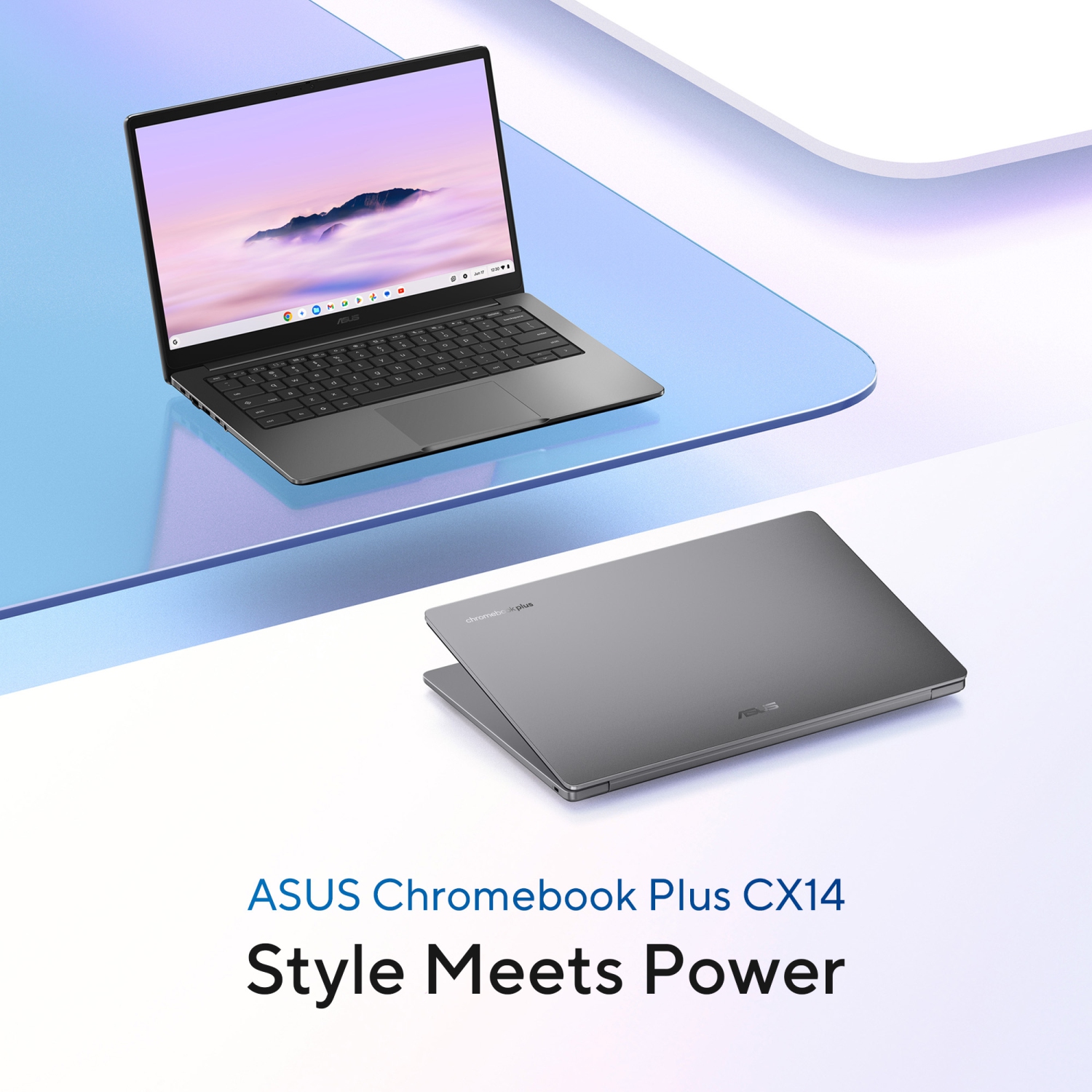 ASUS Chromebook Plus CX14 Lightweight Laptop