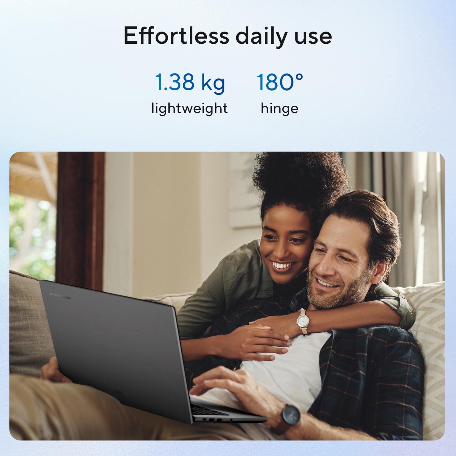 ASUS Chromebook Plus CX14 Lightweight Laptop