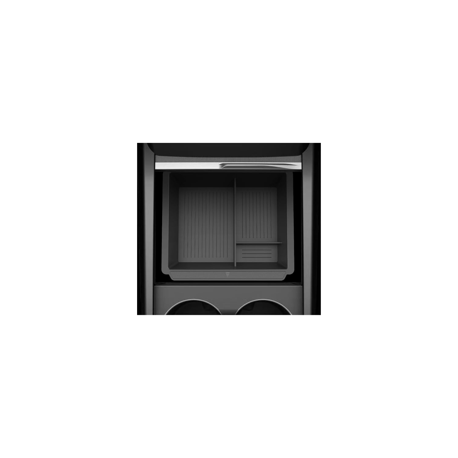 TUDIA Center Console Organizer Tray for Tesla Model 3 2025/2024 (Highland) & Model Y 2025/2026 (Juniper) Only