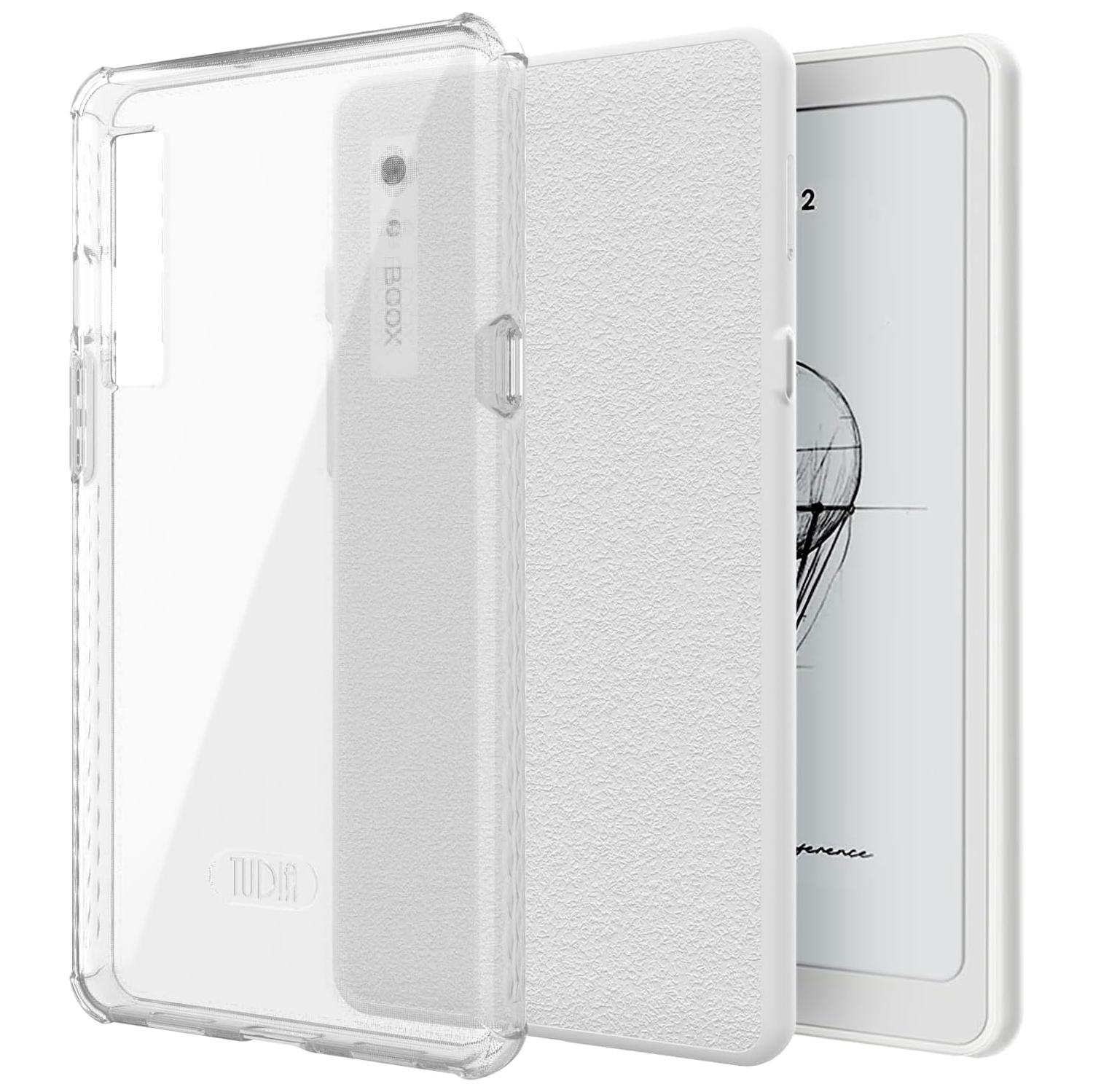 TUDIA SKN for Onyx Boox Palma 2 Case - Clear
