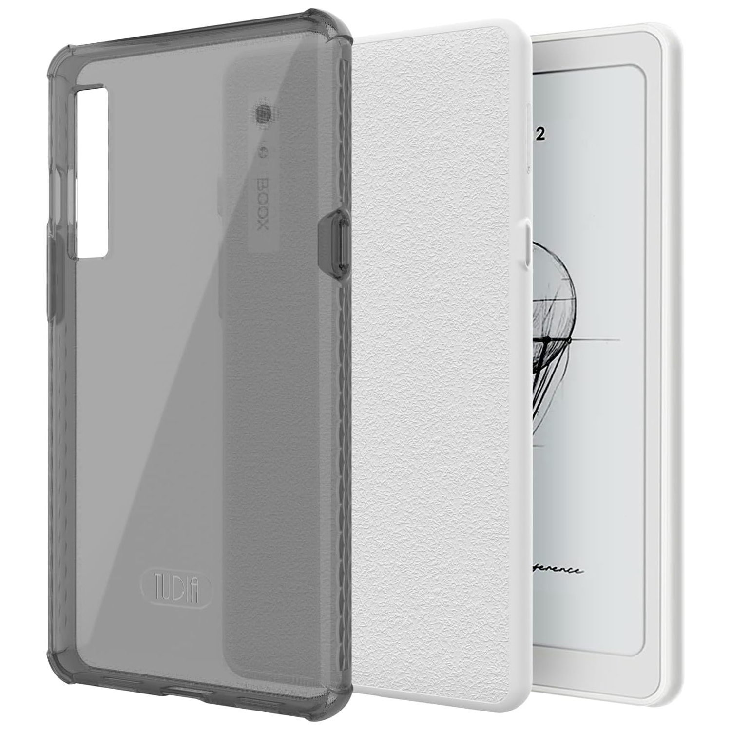 TUDIA SKN for Onyx Boox Palma 2 Case - Black