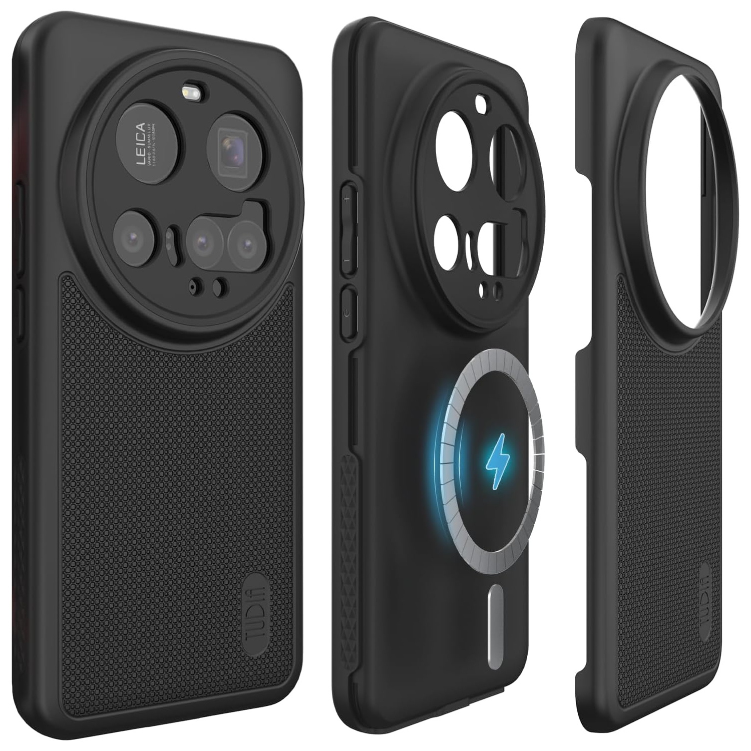 TUDIA Xiaomi 15 Ultra 5G Case 2025 MagSafe Compatible MergeGrip - Matte Black