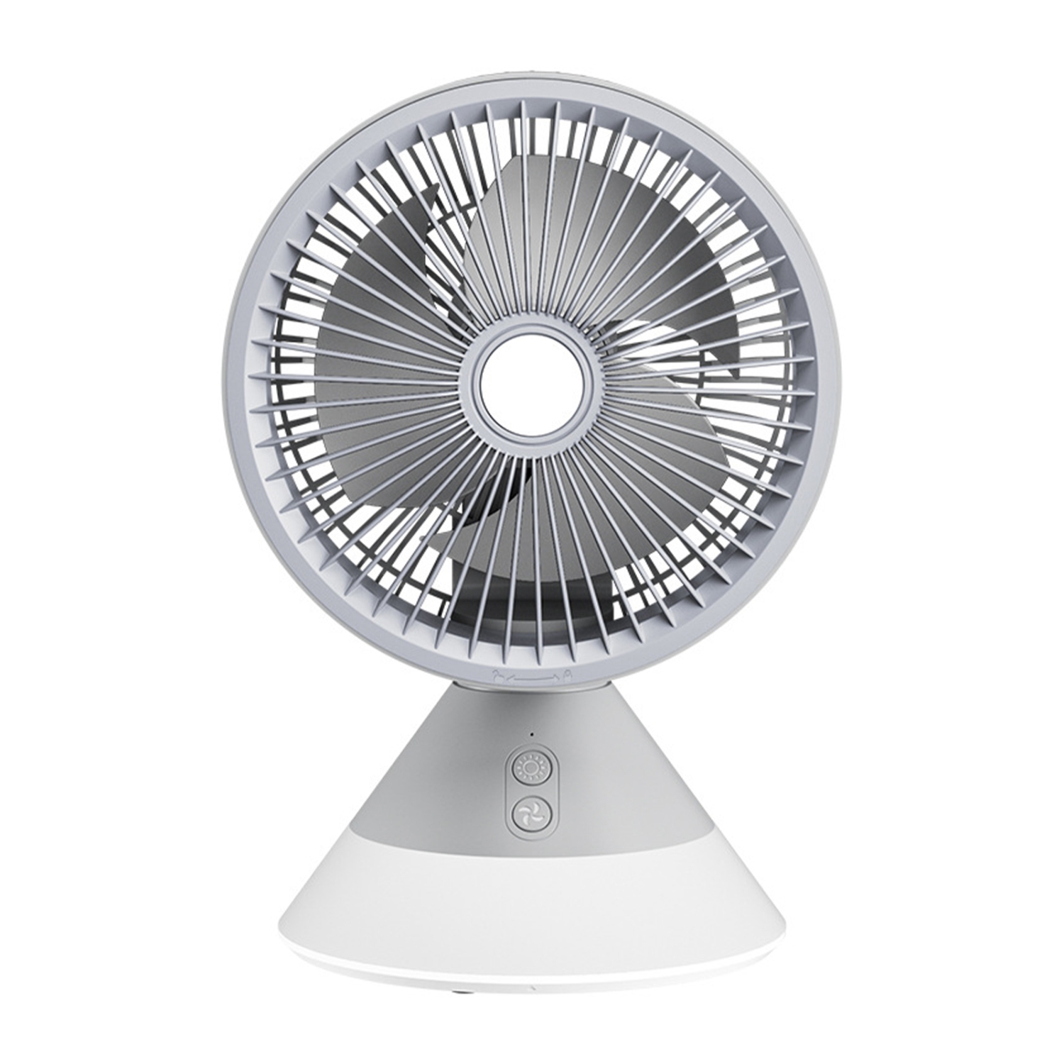 Petit ventilateur de table portatif, ventilateur de circulation d'air rechargeable USB-C à 3 vitesses, idéal pour la chambre et le bureau