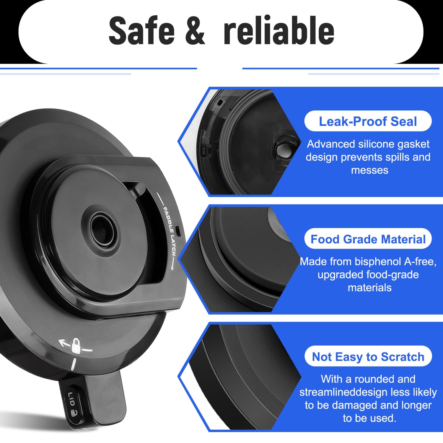 Ice Cream Machine Outer Bowl Cover, Replacement Part Compatible with NC299AMZ, NC301, NC300 Models