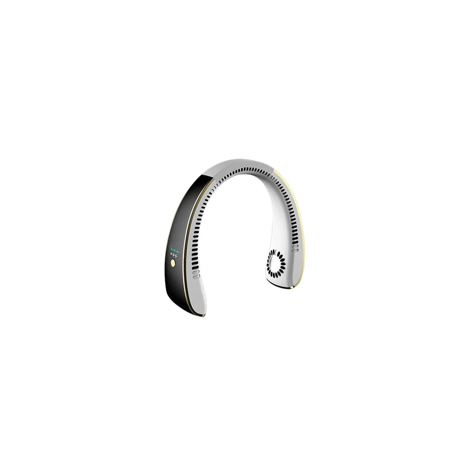 2025 nouveau ventilateur USB pour le cou, mini ventilateur d'extérieur rechargeable mini ventilateur de cou, ventilateur vocal intelligent pour le