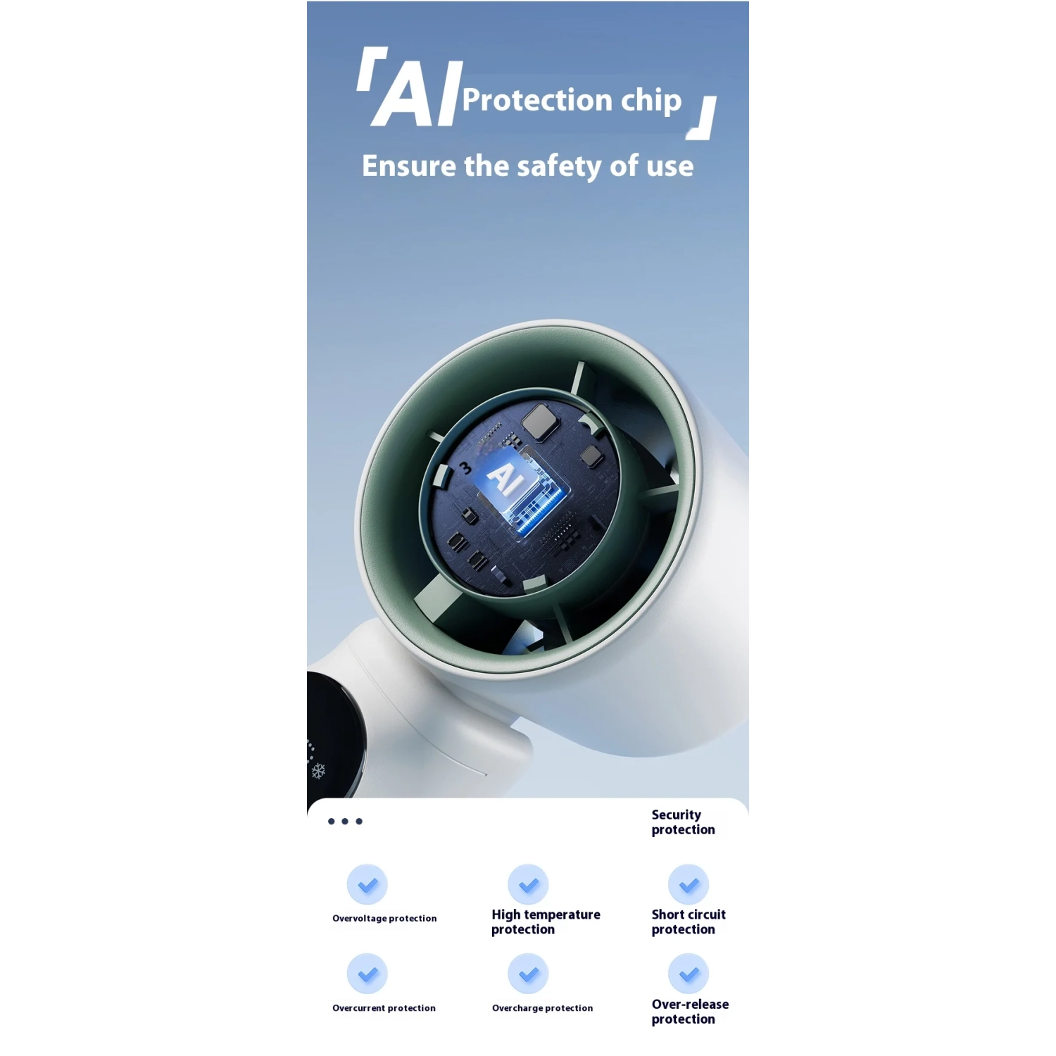 Nouveau ventilateur portatif haute vitesse turbo petit ventilateur, chargeur USB portatif extérieur, ventilateur de refroidissement à écran numérique