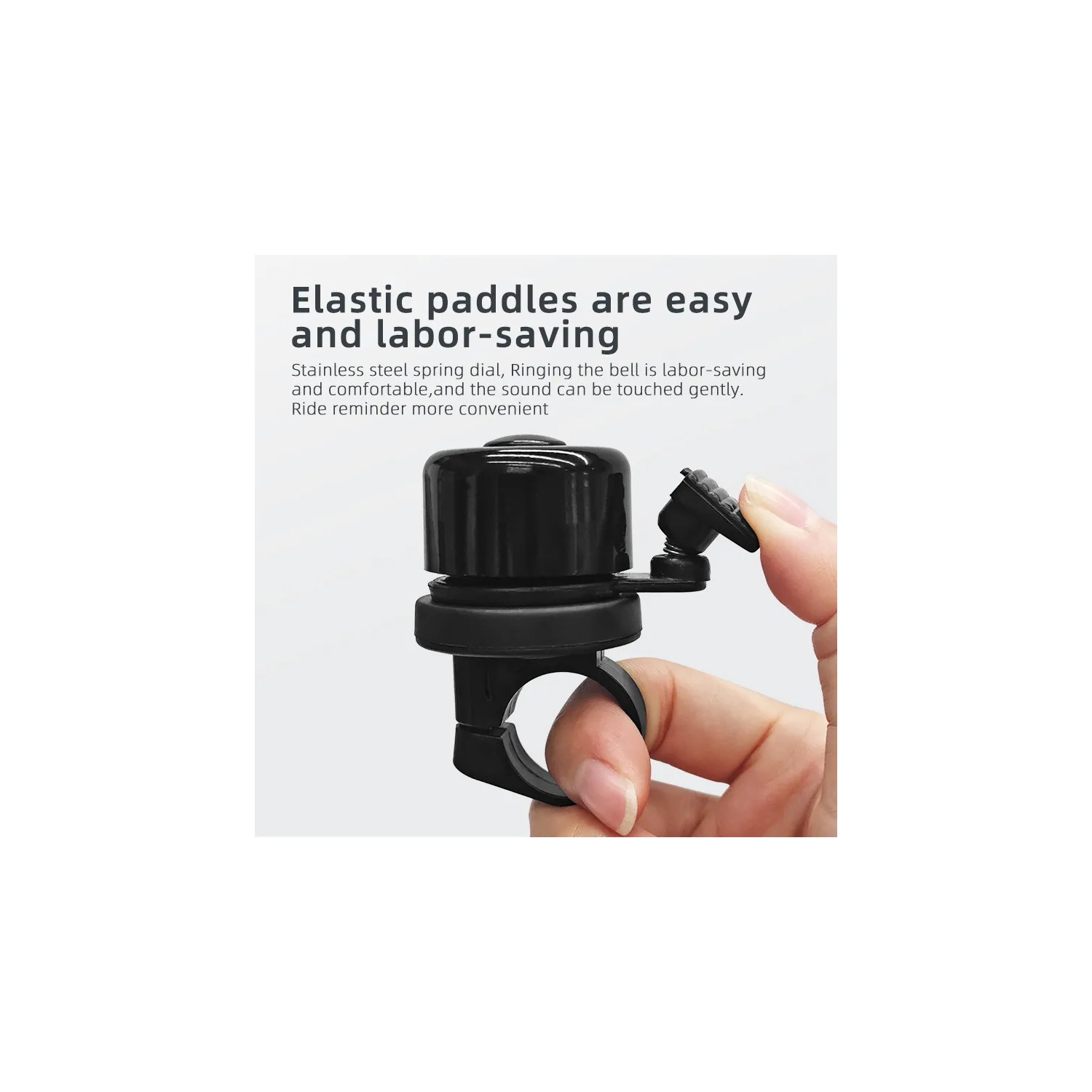 Sonnette antivol de positionnement de vélo, Klaxon anti-perte de positionnement Localiser mon positionnement, équipement de cyclisme - noir