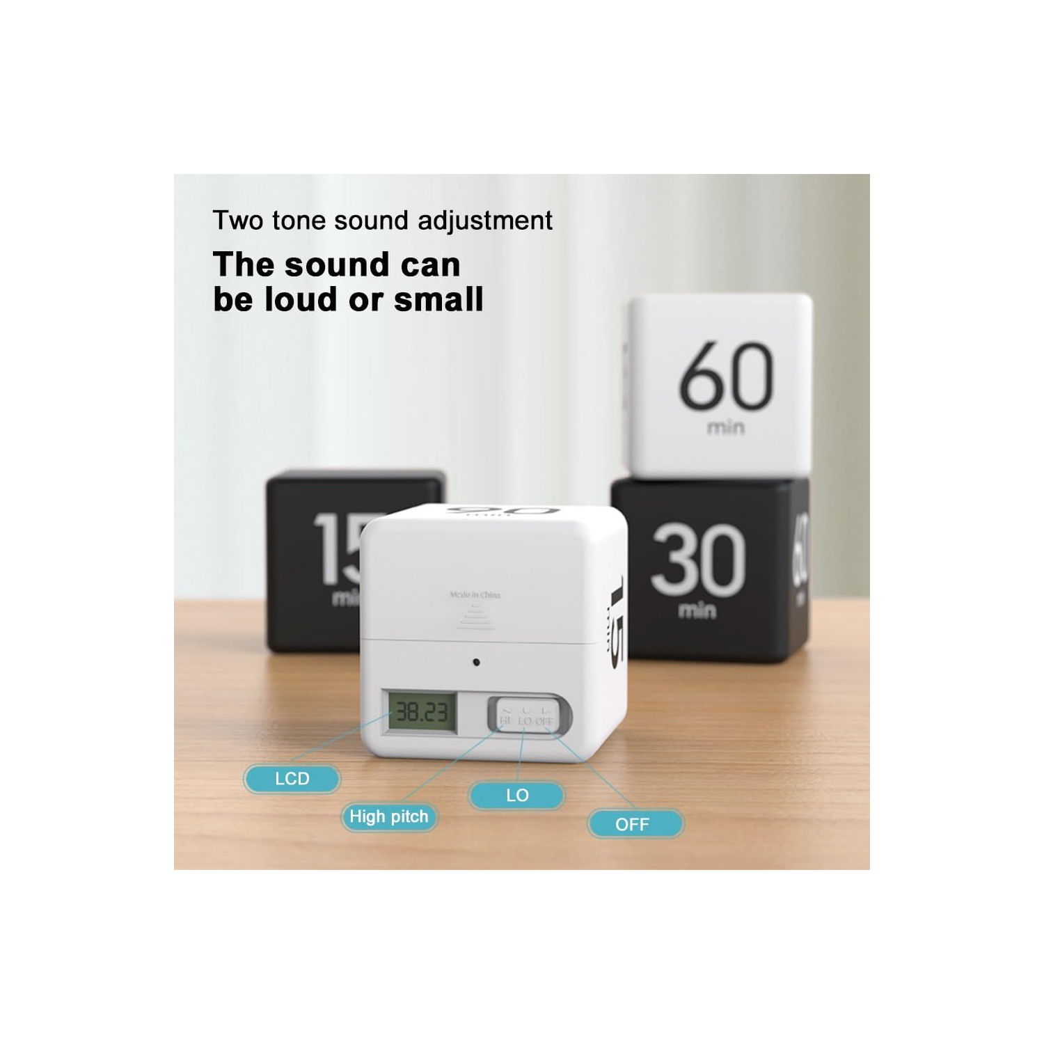 La minuterie cubique du nouveau Rubik, le compte à rebours de la cuisson, le mini-réveil de la minuterie de gestion du temps de cuisine de Rubik -