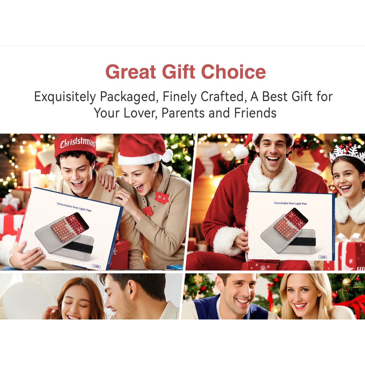 Coussin thérapeutique à double lumière amovible et rechargeable soulageant la douleur pour l'arthrite Lumière rouge et infrarouge apaisant les