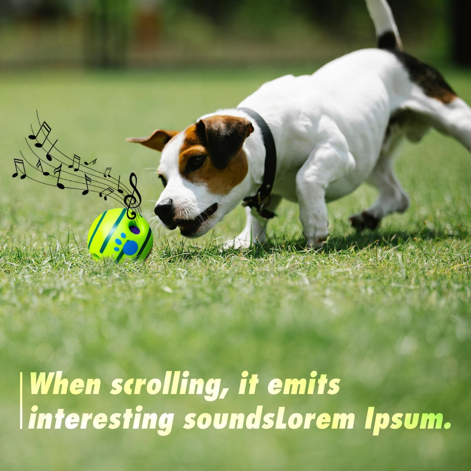 Dog Sniffing Ball - Food Leaking Toy Automatic Rotating Interactive Training Ball Suitable for Medium and Large Dogs Such as Golden Retriever/Border