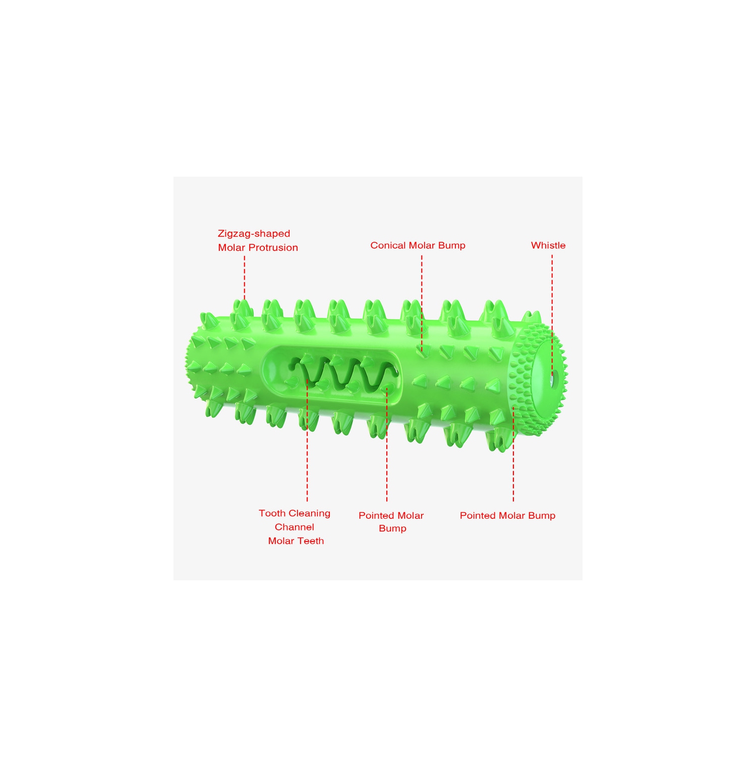 Dog Toothbrush Chew Toy Teeth Care Cleaning Stick Natural Rubber Dog Chew Toy for Dog Teeth Cleaning Suitable for Small and Medium Dogs Oral Care