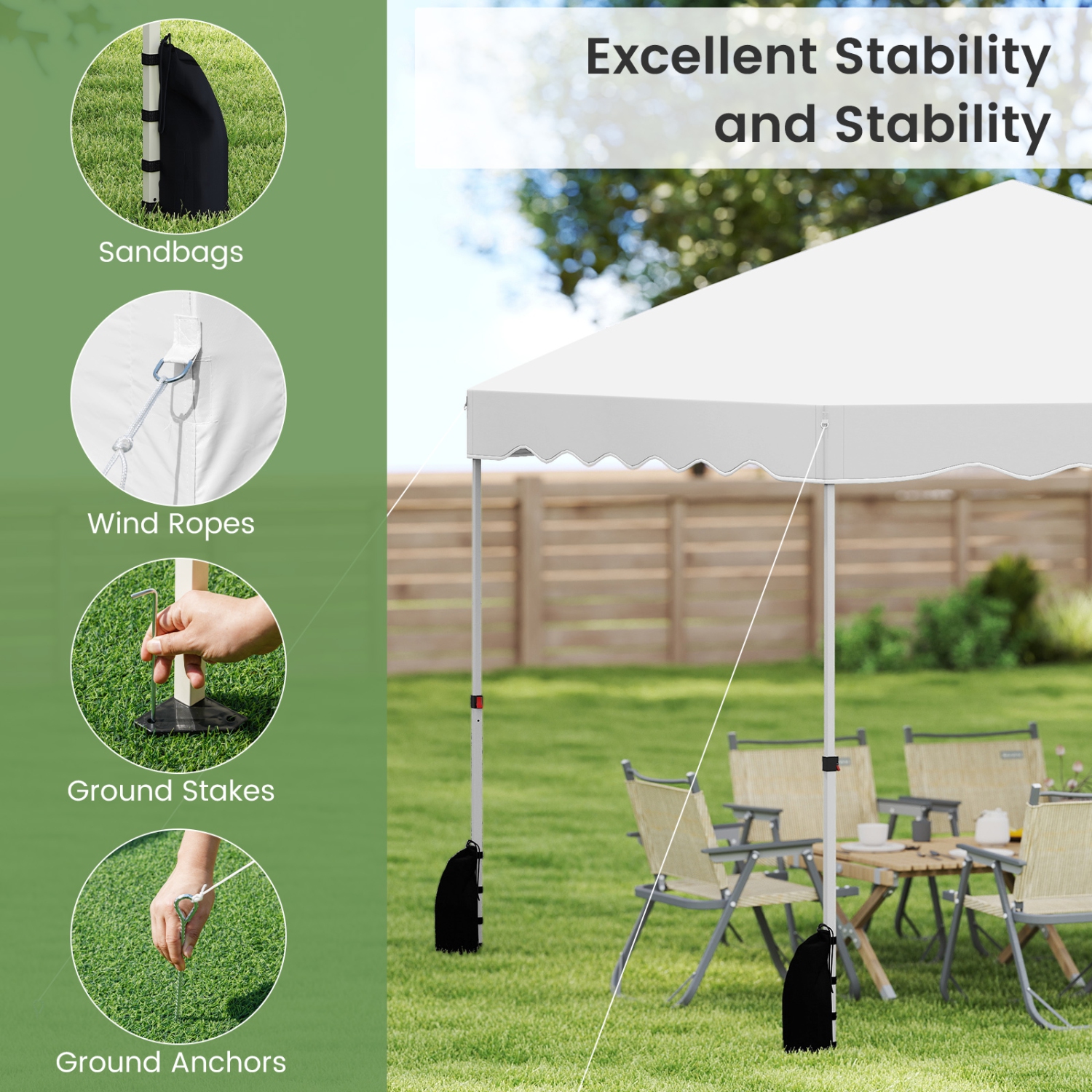 Gymax 10 X 10 FT Pop up Canopy Tent Portable Foldable Patio Shelter w/ Wheeled Bag