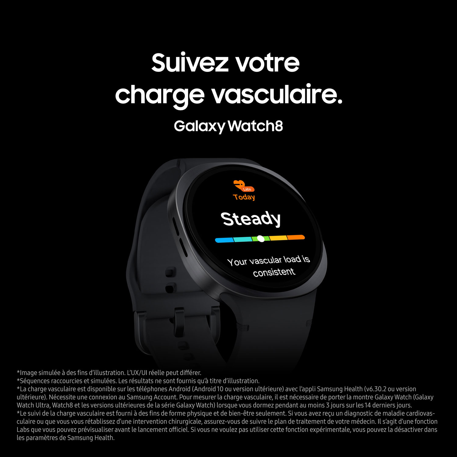 Samsung Galaxy Watch8 40mm Bluetooth Smartwatch - Black