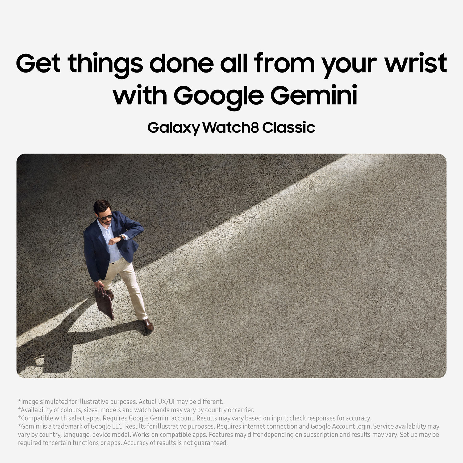 Samsung Galaxy Watch8 Classic 46mm LTE Smartwatch - White