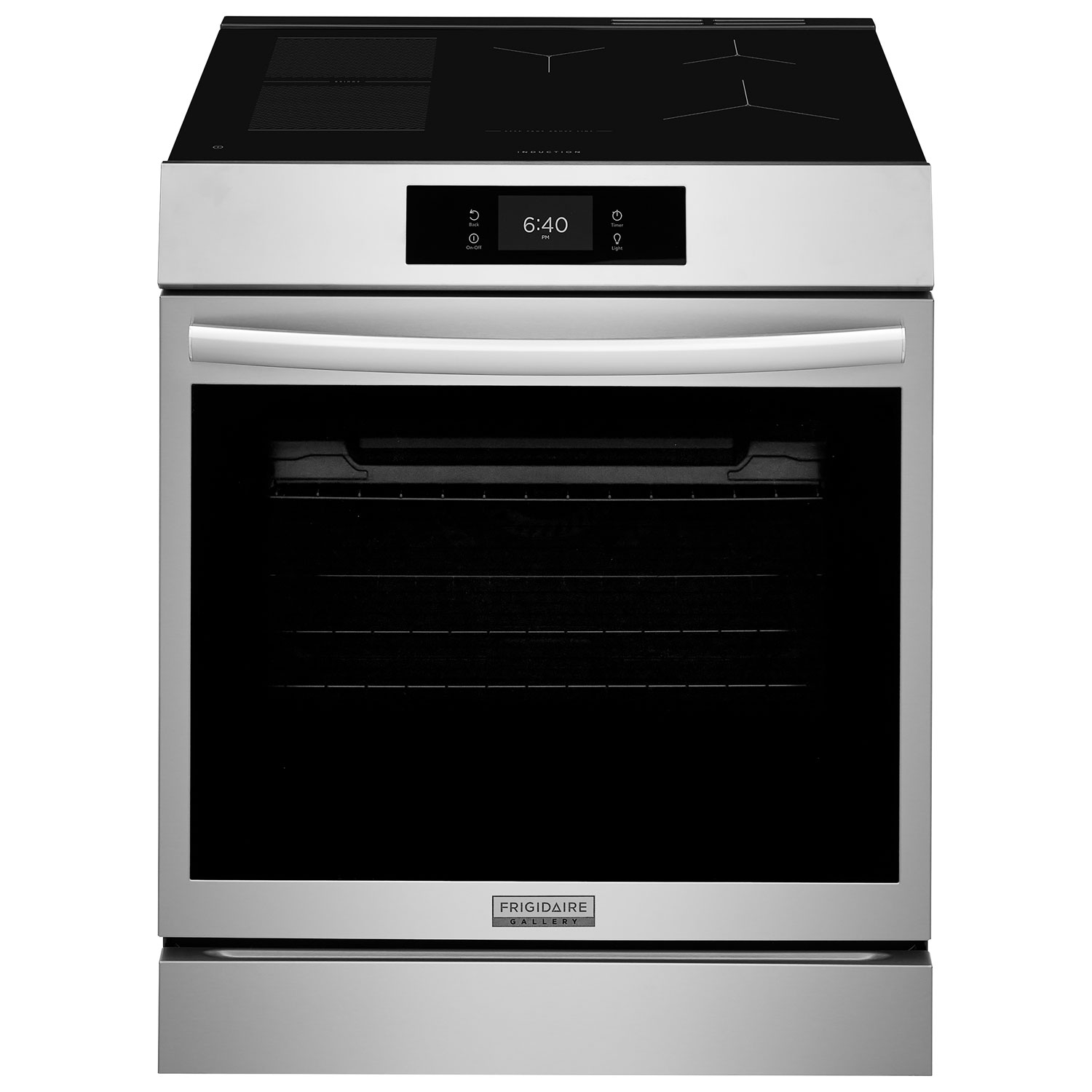 Frigidaire Gallery 30" 6.2 Cu. Ft. 5-Element Air Fry Induction Range with Stone-Baked Pizza - Stainless