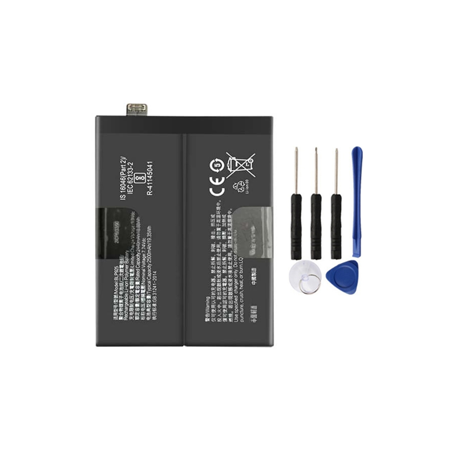 Replacement Battery with Tools Set for OnePlus 10R / OnePlus Nord 3 5G, BLP925