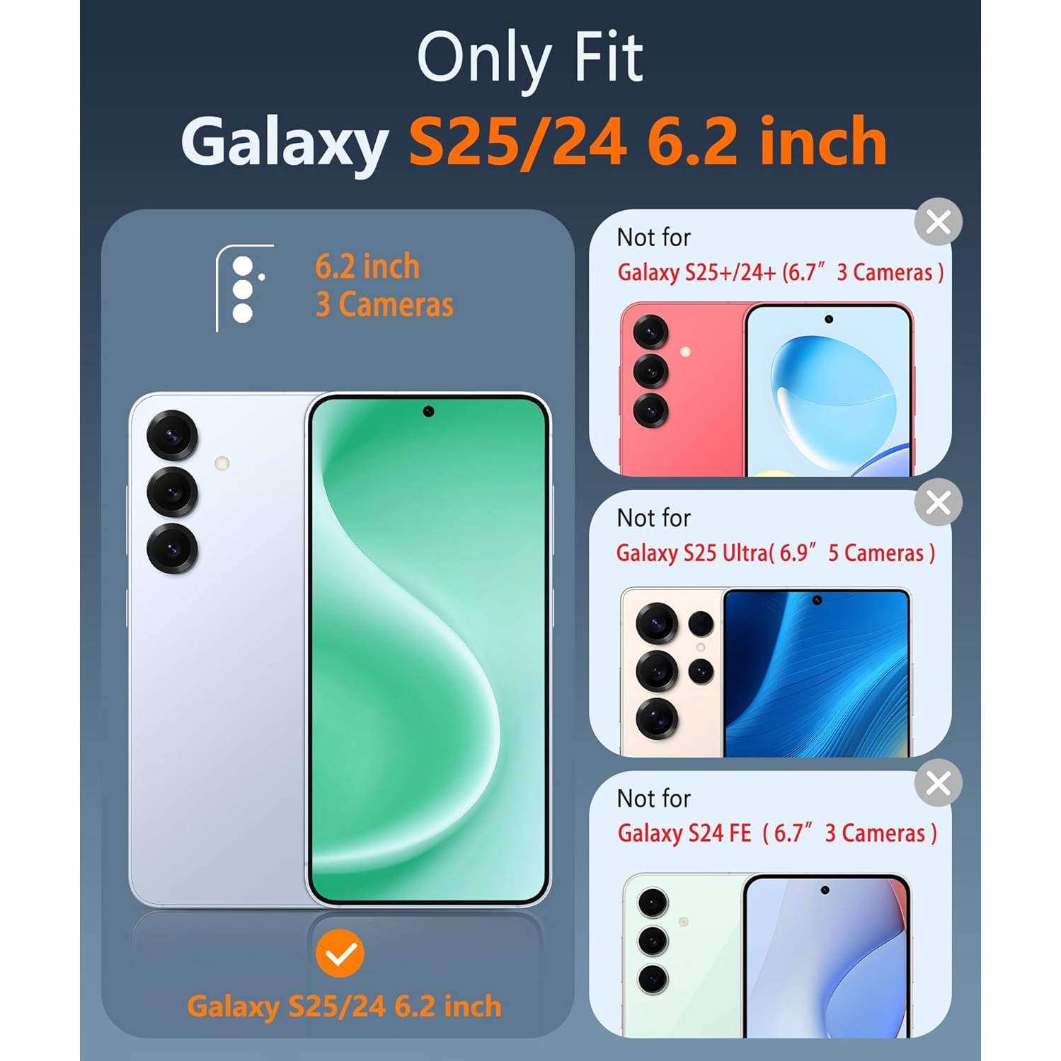 XCRS – Étui Defender avec MagSafe, support magnétique en métal antichoc pour Samsung Galaxy S25/S24 (2024)
