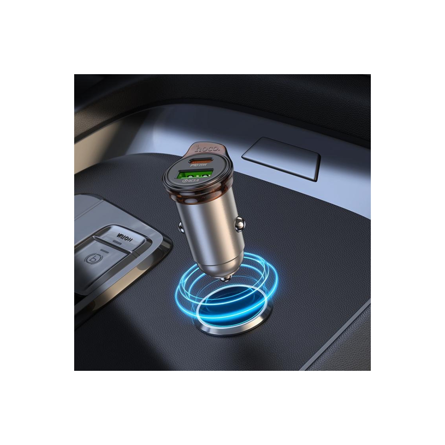 Adaptateur de chargeur pour l'auto à chargement rapide PD USB-C et QC3.0 QC3.0 d'Anker et câble Lightning 25 W 18 W