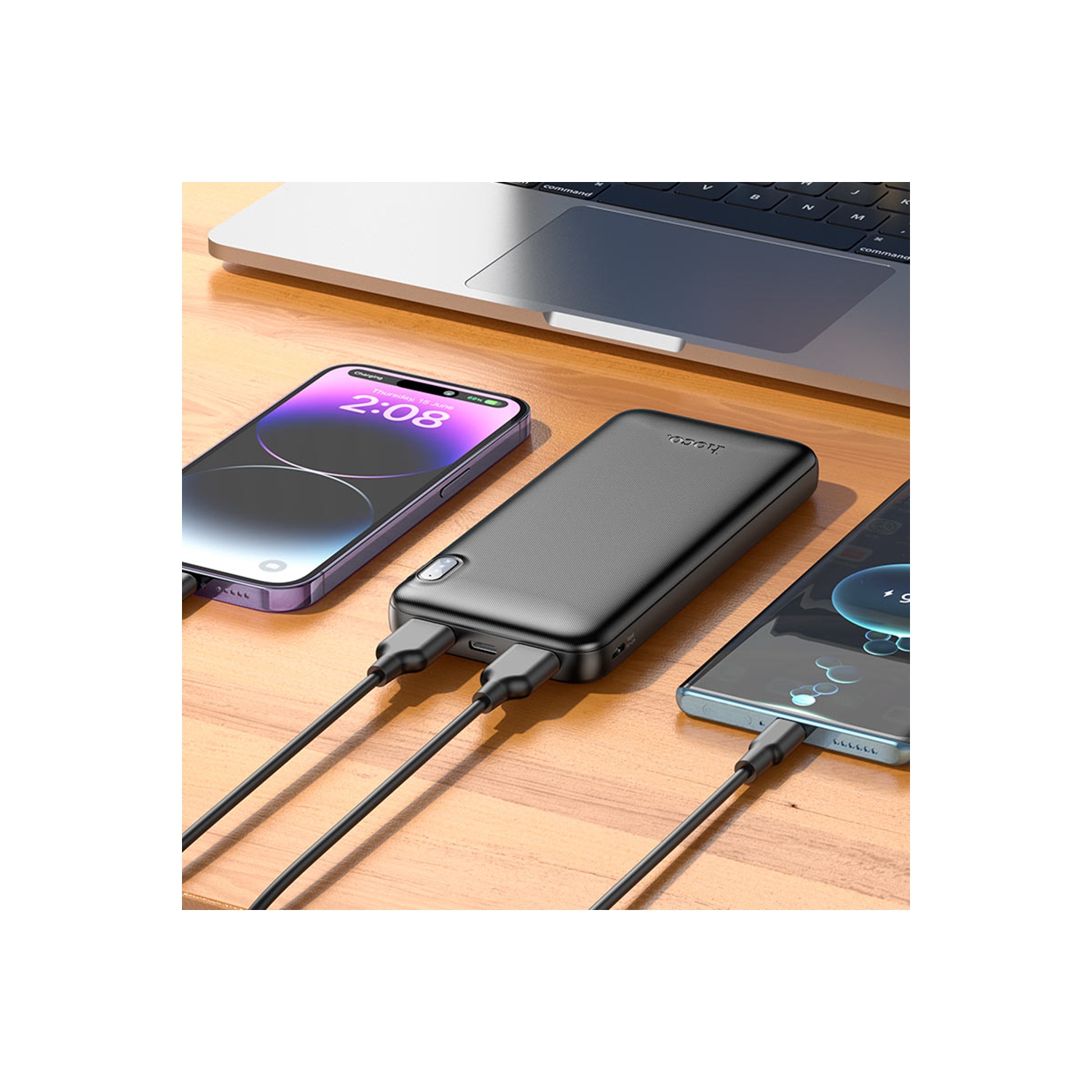 Chargeur de batterie externe USB-C micro USB de 10000 mAh pour iPhone, tablettes iPad de Samsung
