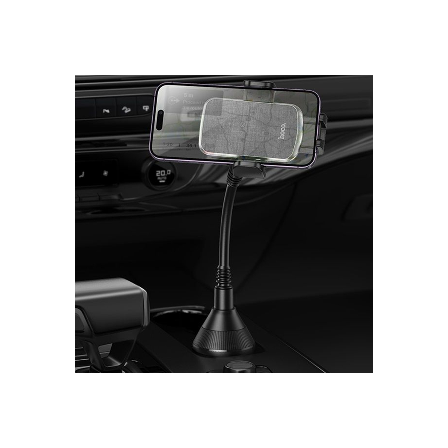 Porte-gobelet ajustable universel Support de téléphone cellulaire pour iPhone Samsung Smartphones