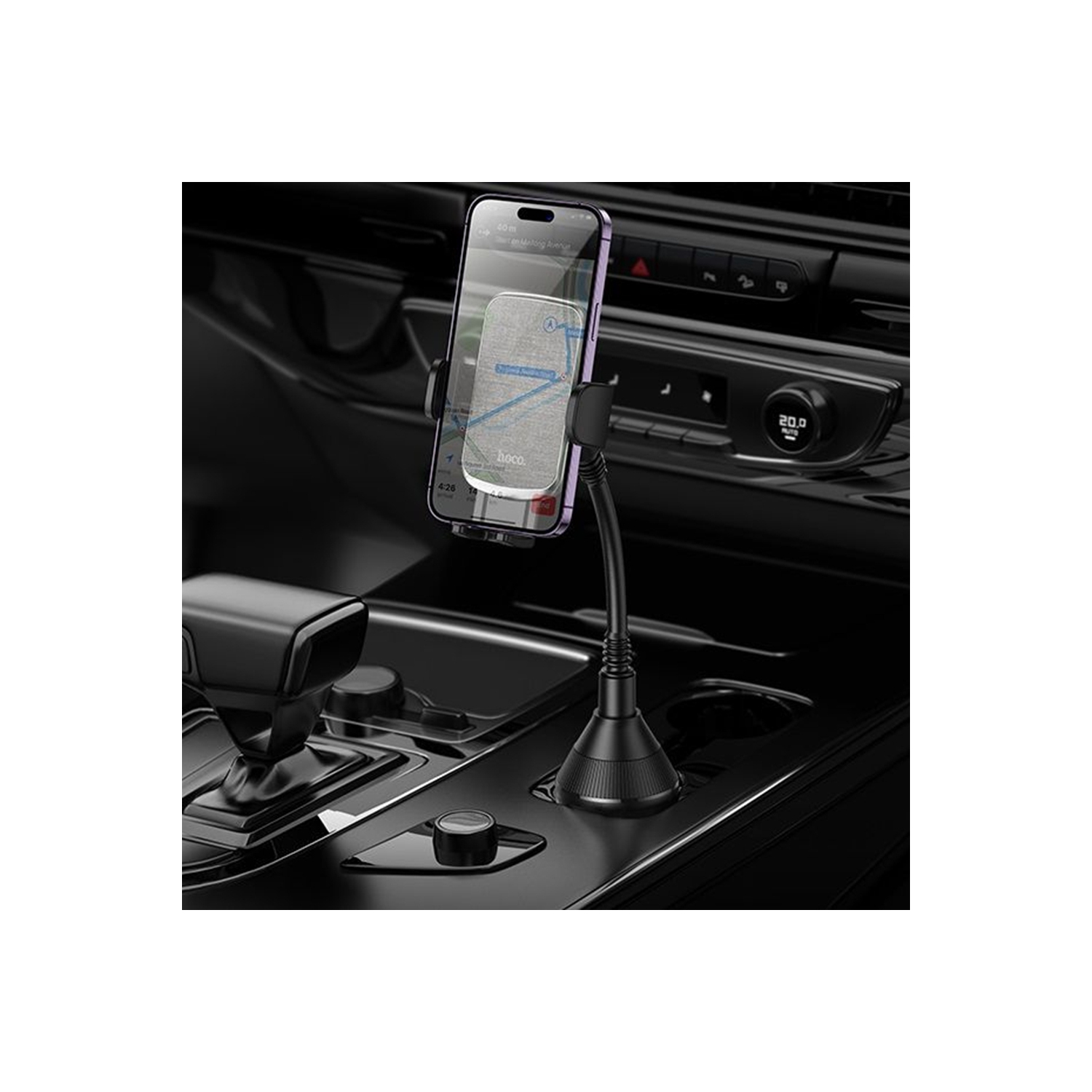 Porte-gobelet ajustable universel Support de téléphone cellulaire pour iPhone Samsung Smartphones