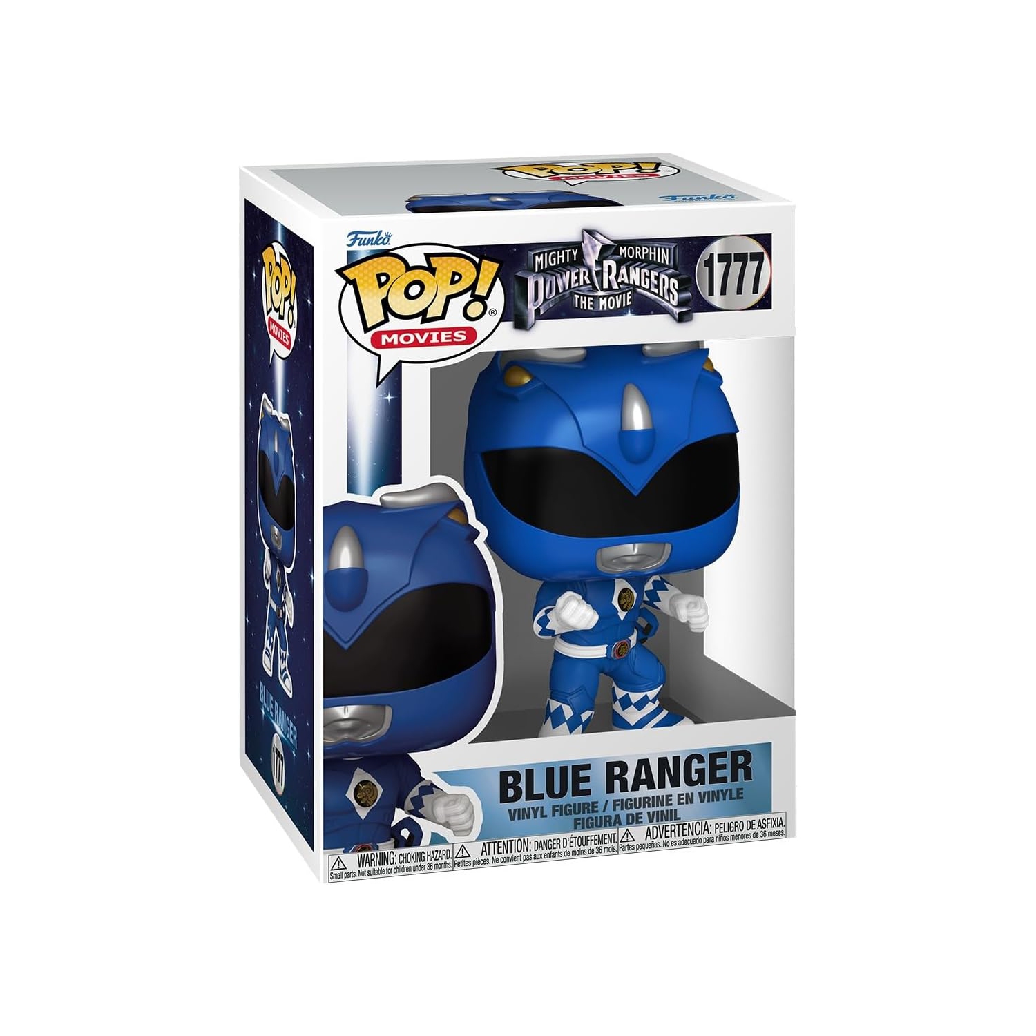 Pop Movies Power Rangers 3.75 Inch Action Figure - Blue Ranger #1777