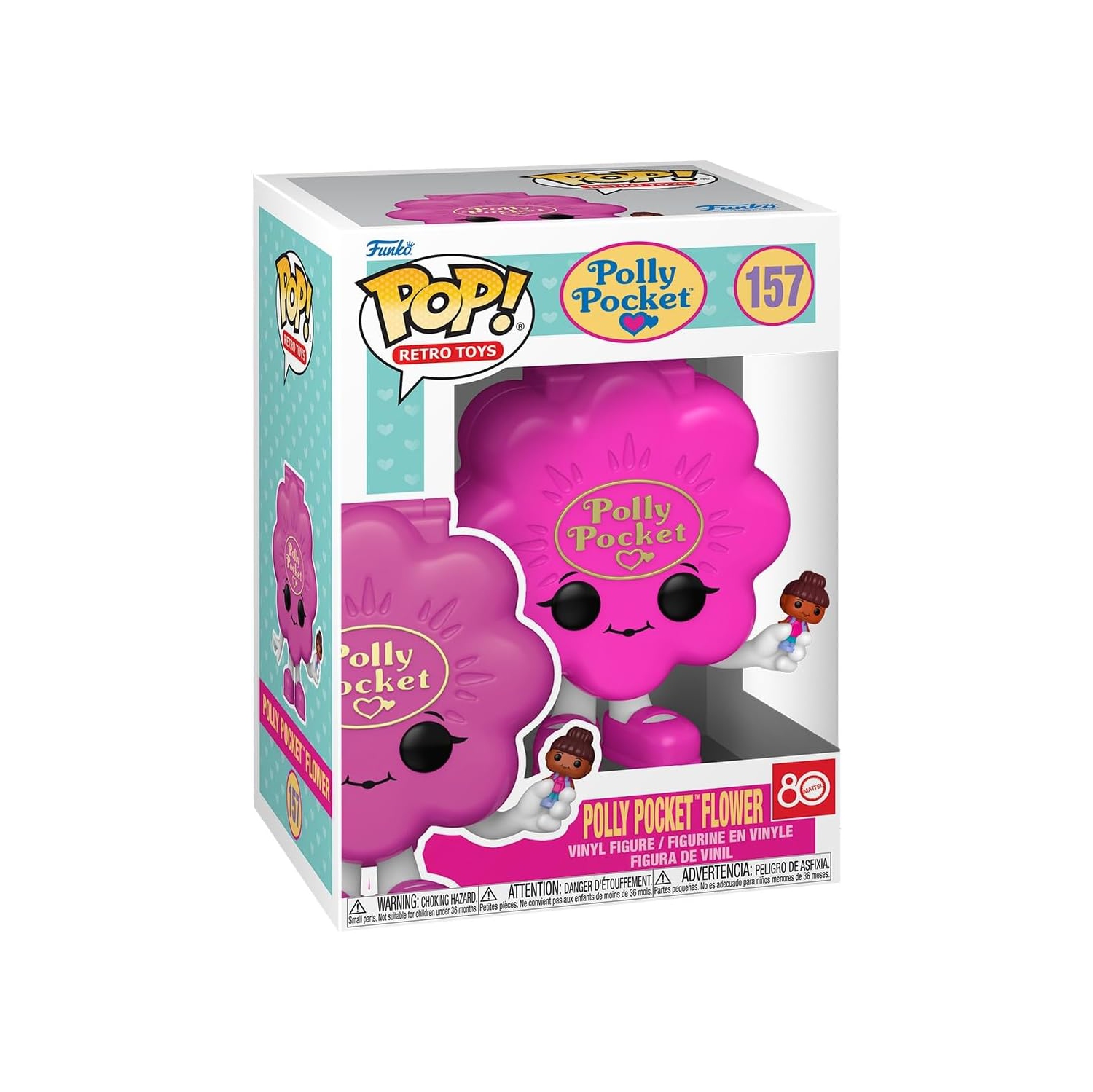 Pop Retro Toys Polly Pocket 3.75 Inch Action Figure - Polly Pocket Flower #157